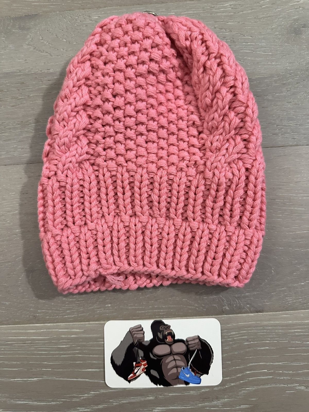 Chrome Hearts Chrome Hearts Cross Patch Cashmere Beanie Kids Size ONE SIZE - 3 Thumbnail