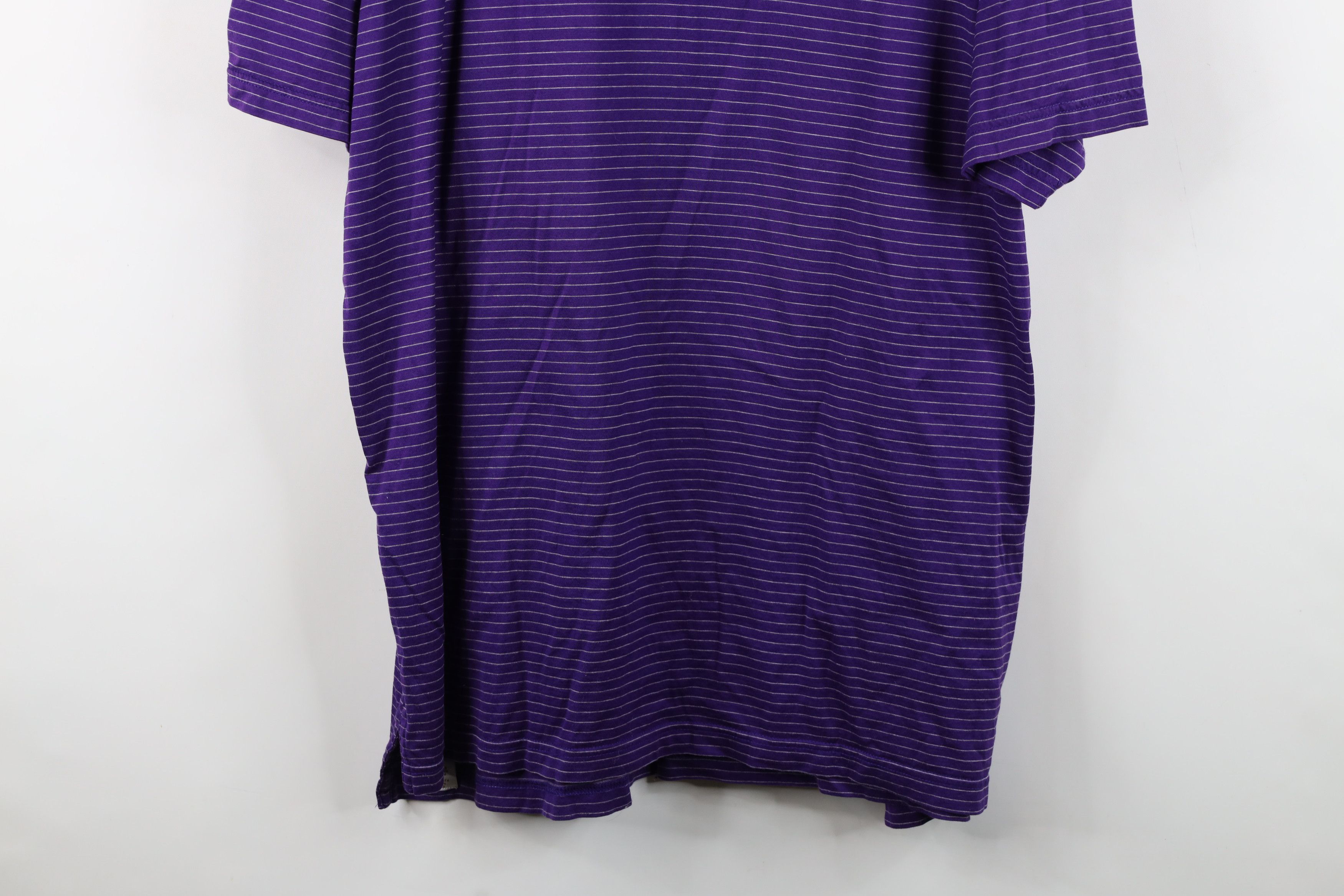 Peter Millar Peter Millar Cotton Knit Collared Golf Polo Shirt Purple Size US XL / EU 56 / 4 - 3 Thumbnail