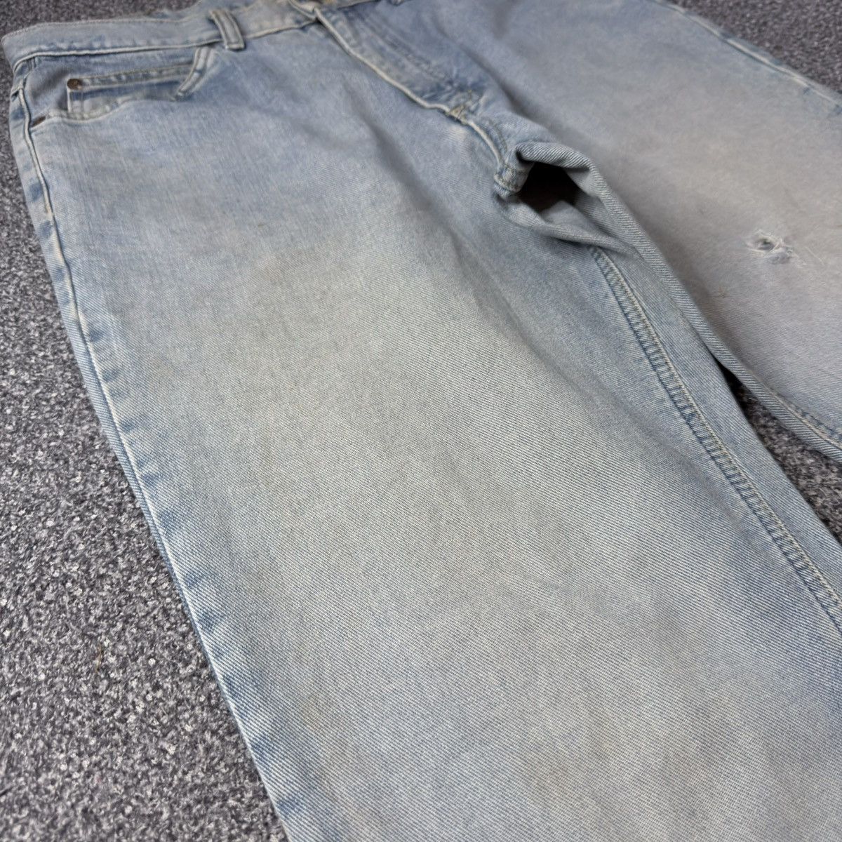 Lee × Number (N)ine Vintage Heavy Faded Washed Grunge Denim Lee Rider W32 Size US 32 / EU 48 - 6 Thumbnail