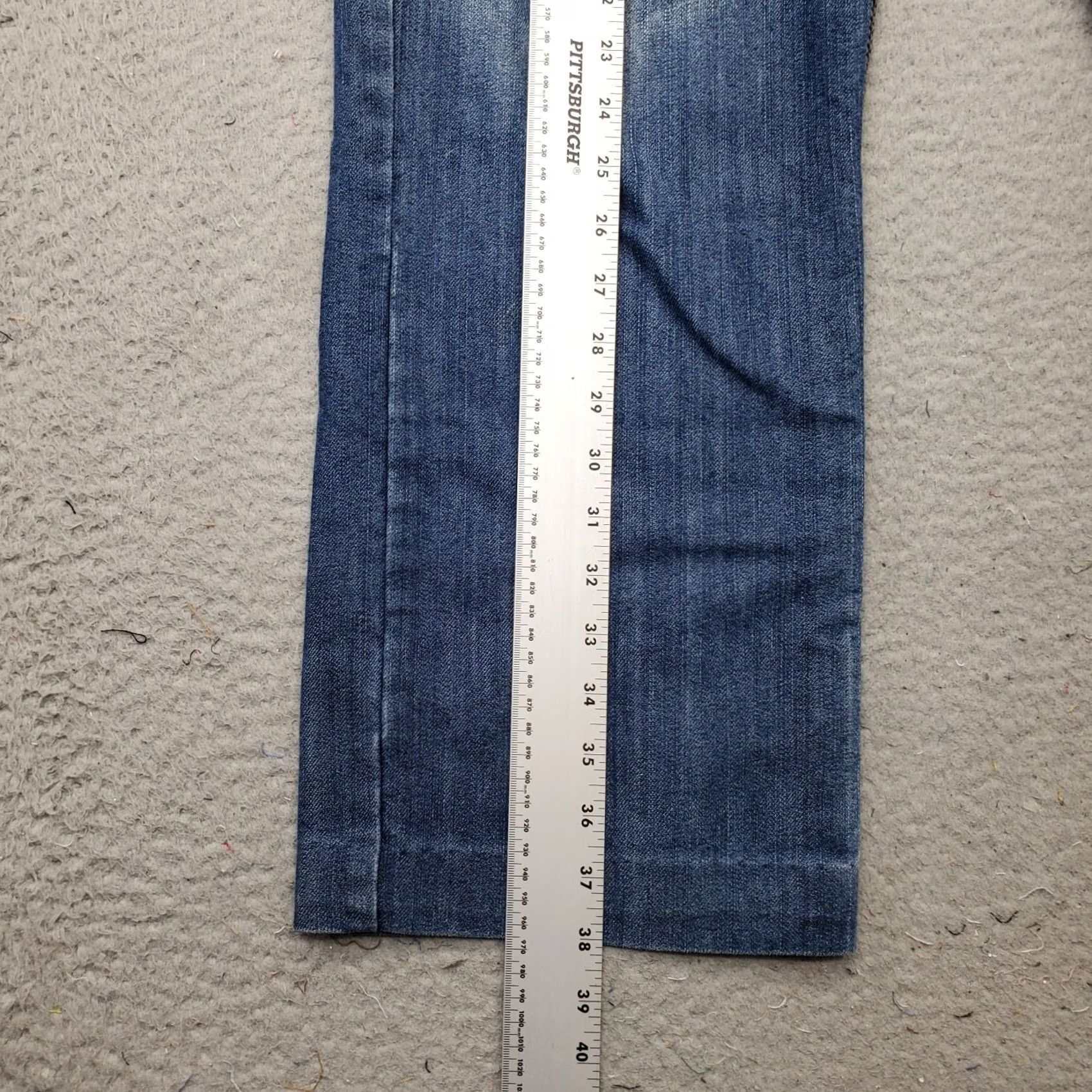 Vintage Blue Rag Bootcut Jeans Mens 38 Blue Denim Medium Wash 5-Pocket Design Streetwear Jeans Size US 38 / EU 54 - 3 Thumbnail