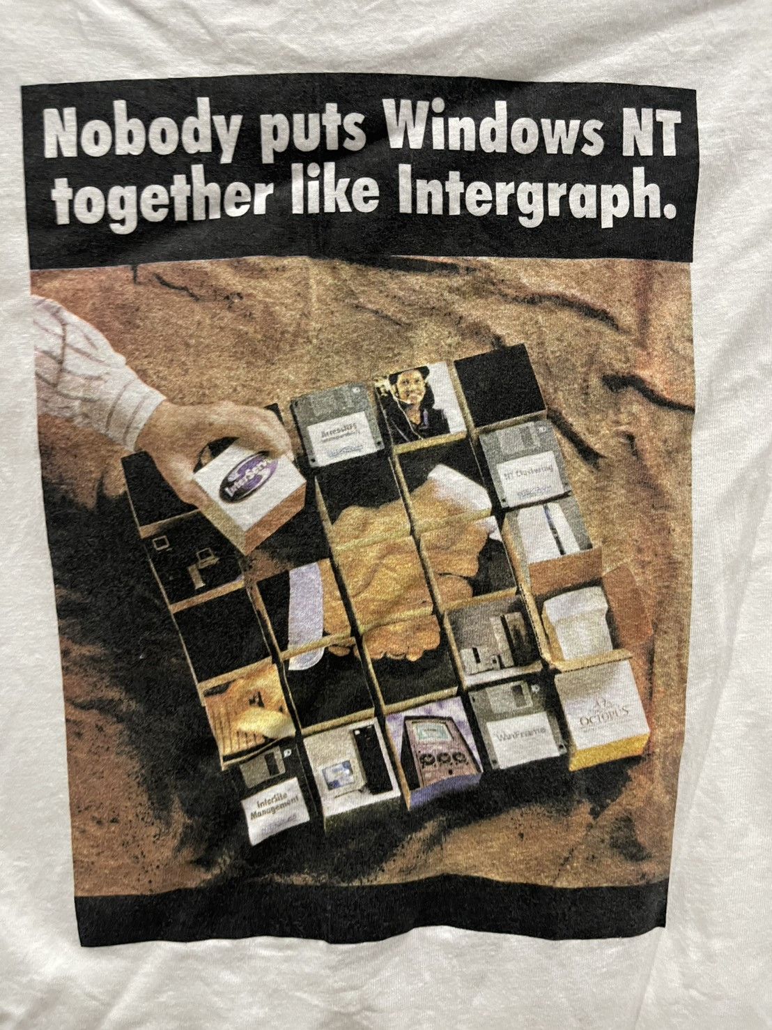 Vintage Vintage Intergraph Windows NT Graphic Tee 90s Size US XL / EU 56 / 4 - 4 Thumbnail