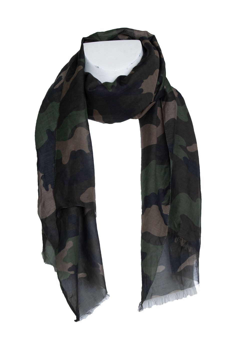 Valentino Valentino Garavani, camouflage printed scarf Size ONE SIZE - 1 Thumbnail