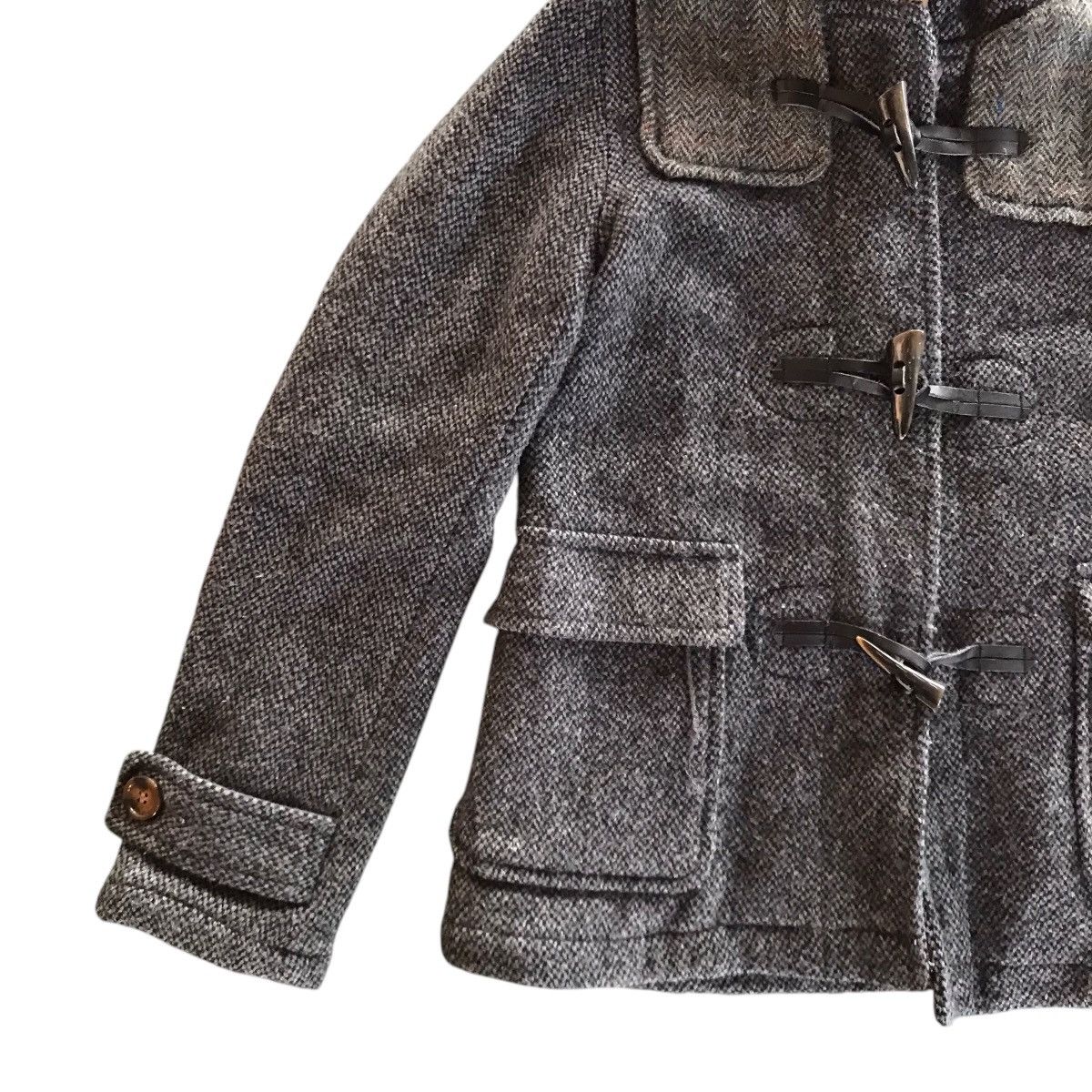 If Six Was Nine Vintage Harris Tweed Wool Duffer Jacket Size S / US 4 / IT 40 - 4 Thumbnail