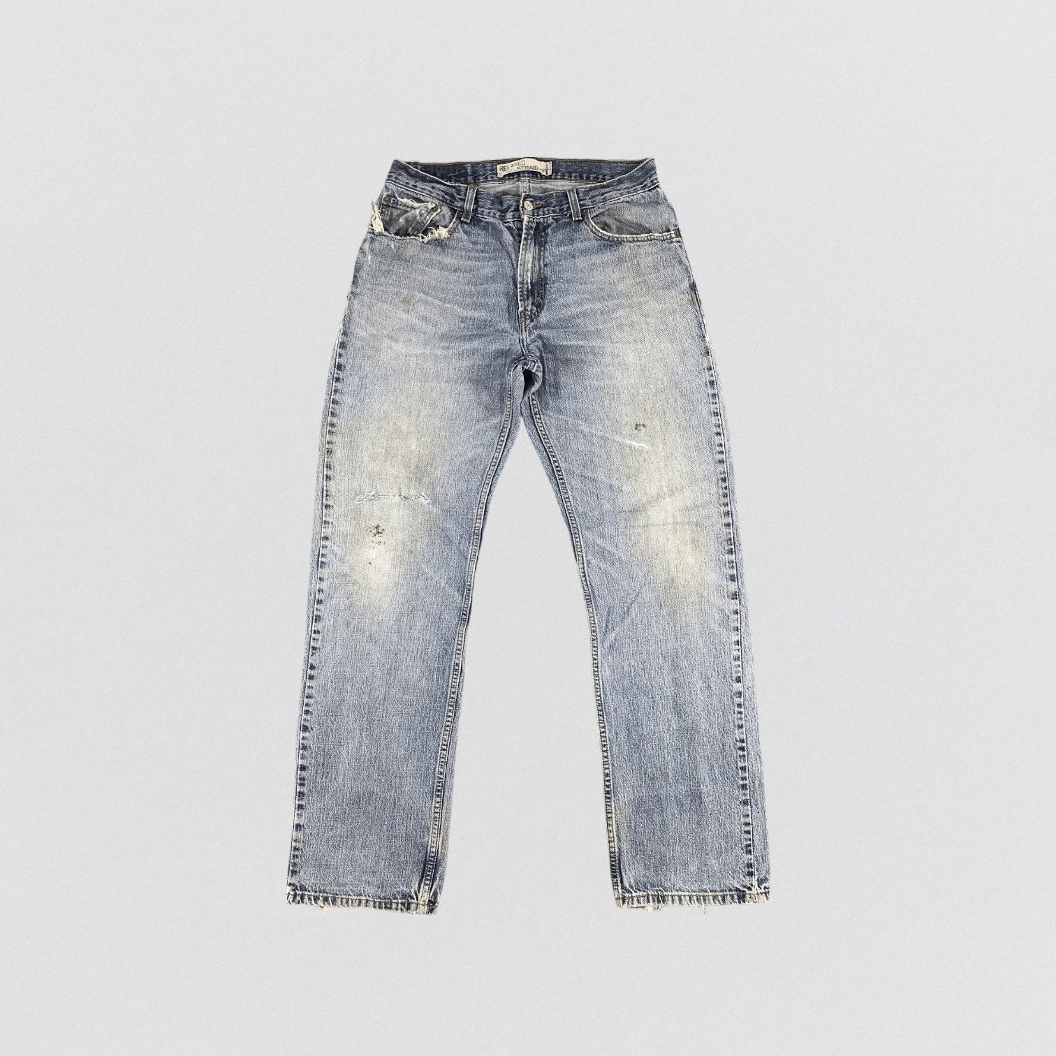 Levi's Vintage Distress Levis 559 Jeans-JM1134 Size US 34 / EU 50 - 1 Thumbnail