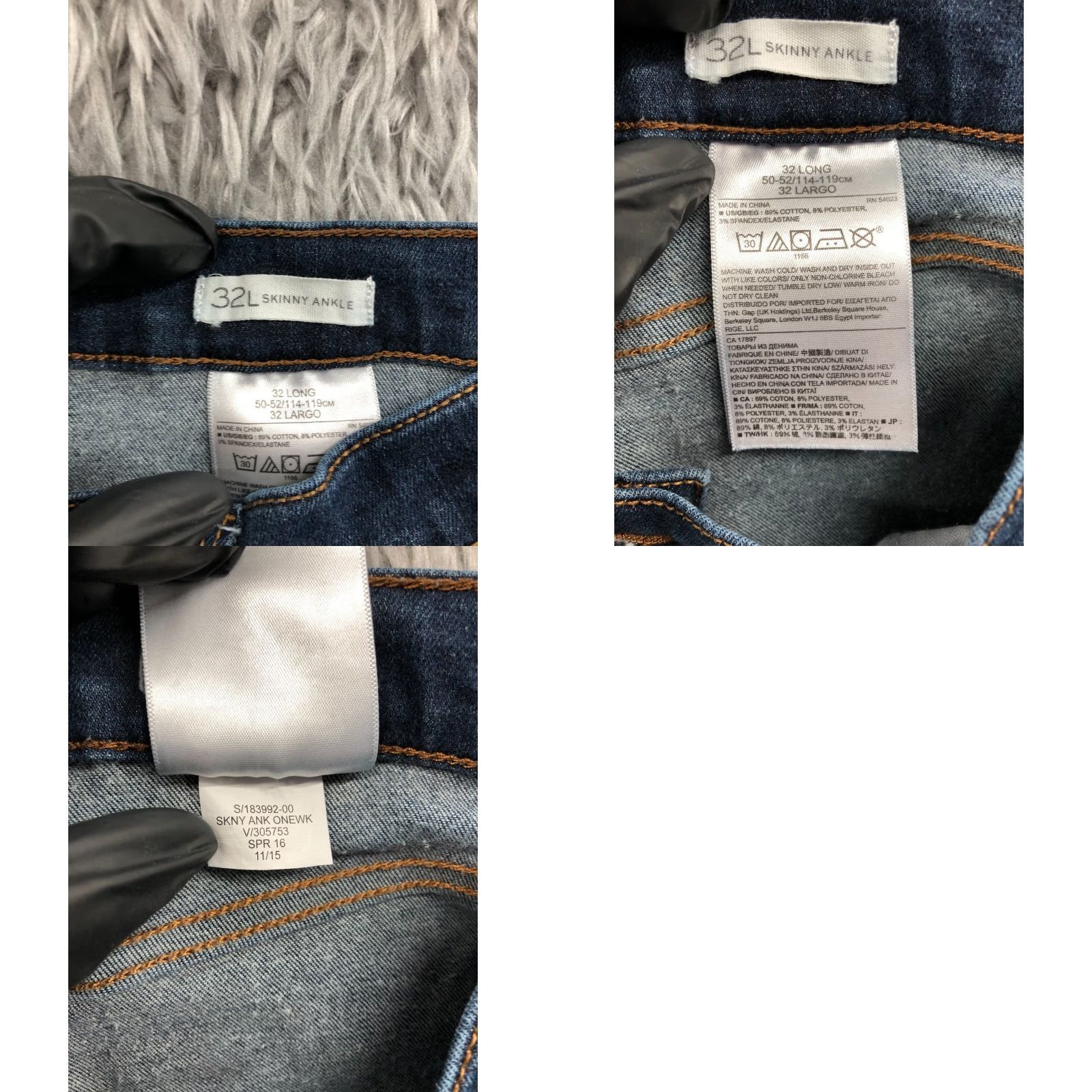 Banana Republic Banana Republic Jeans Skinny Denim Blue 32 Long Womens Mid Rise 5-Pocket Regular Fit Jeans Womens Boys/Mens? Size 24" / US 00 / IT 34 - 9 Thumbnail