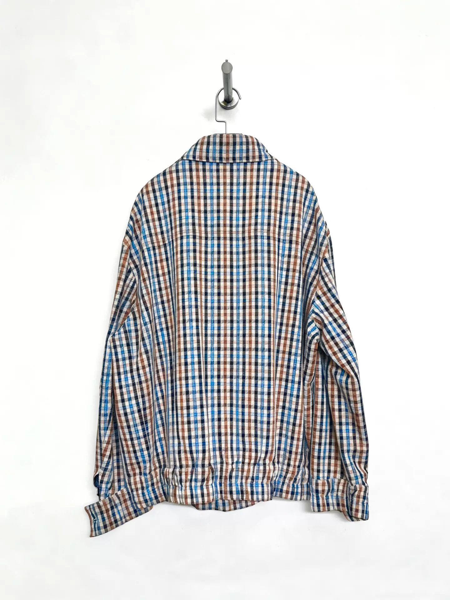 Vivienne Westwood Vivienne Westwood 2019SS Tartan Asymmetric Zip Jacket Size US L / EU 52-54 / 3 - 4 Thumbnail