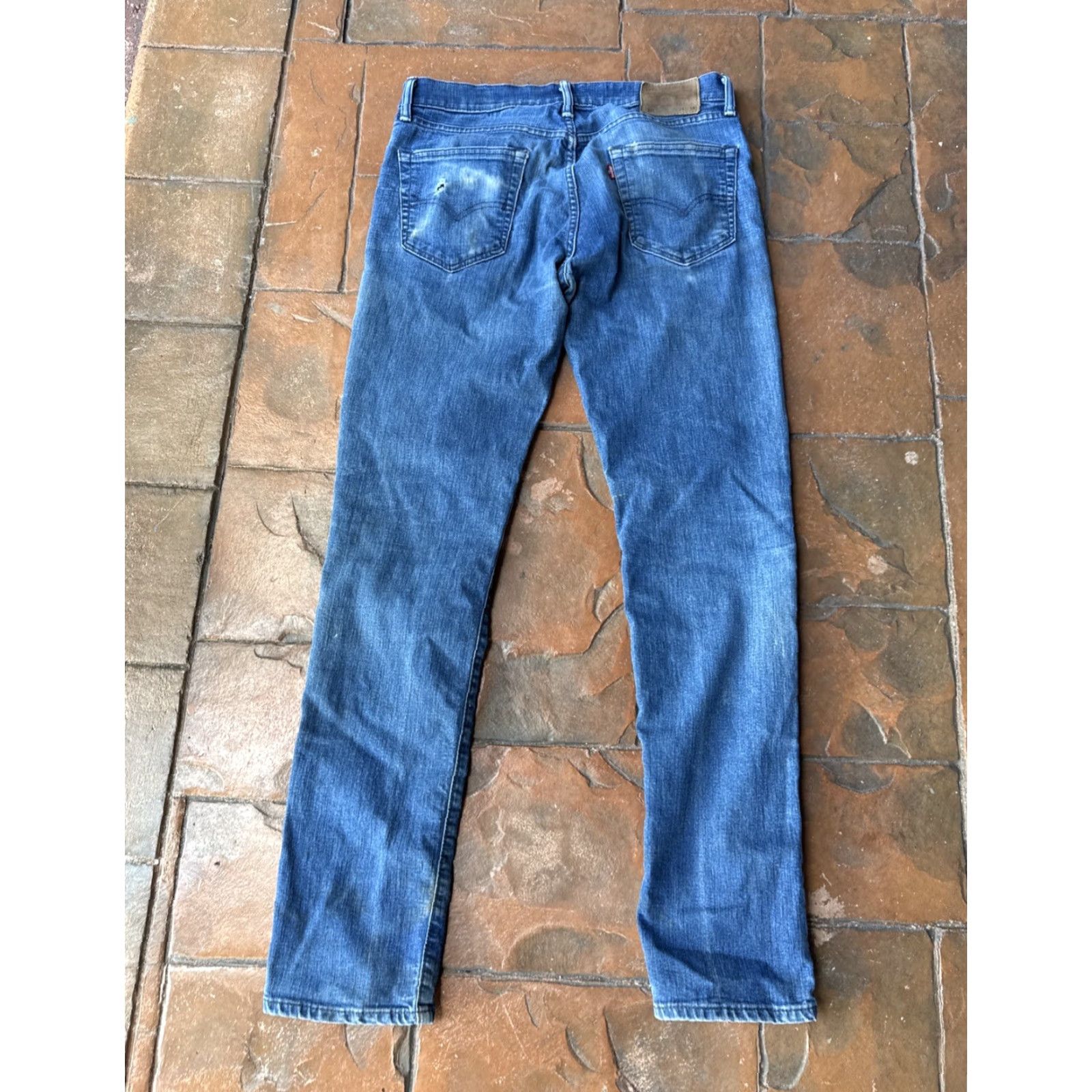 Levi's Levi's Jeans 511 White Oak Cone Denim Distressed 34x34 Blue Regular Men Size US 34 / EU 50 - 3 Thumbnail