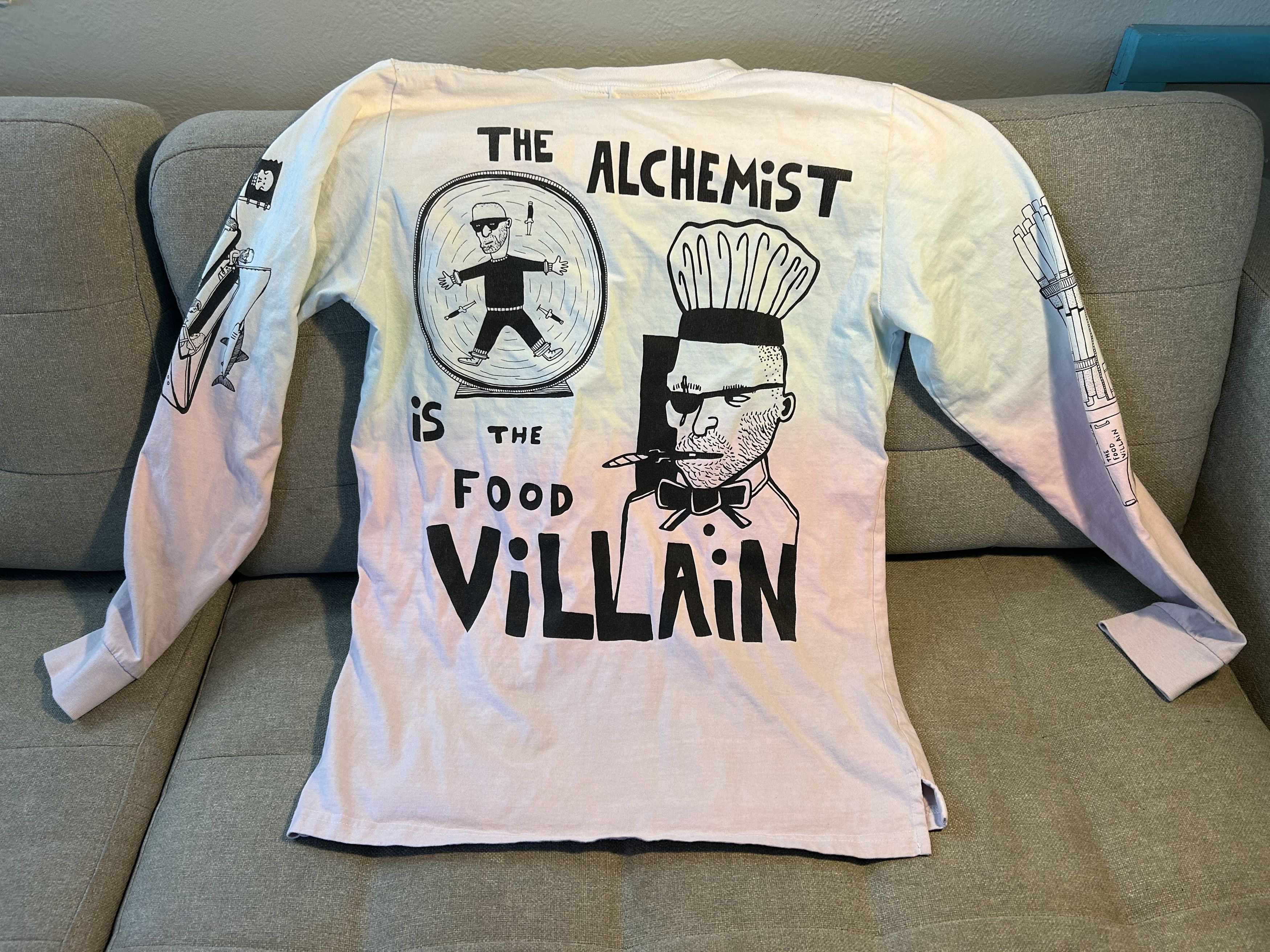 The Alchemist ALC Records Food Villain Long-sleeve T-shirt Size US M / EU 48-50 / 2 - 2 Thumbnail