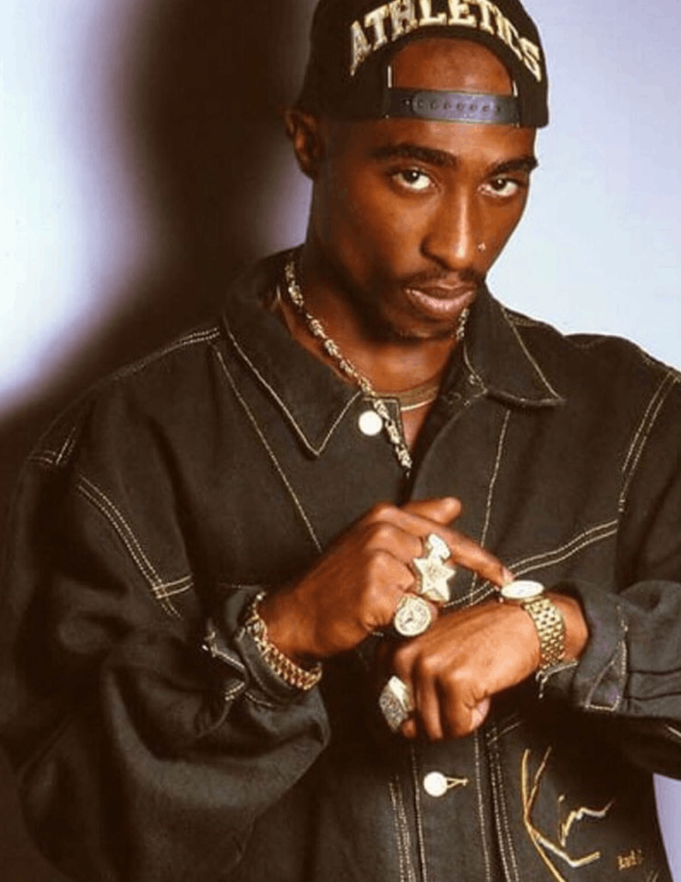 Karl Kani Karl Kani shirt vintage denim 2Pac 90s hip hop 1990s size L Size US L / EU 52-54 / 3 - 11 Thumbnail