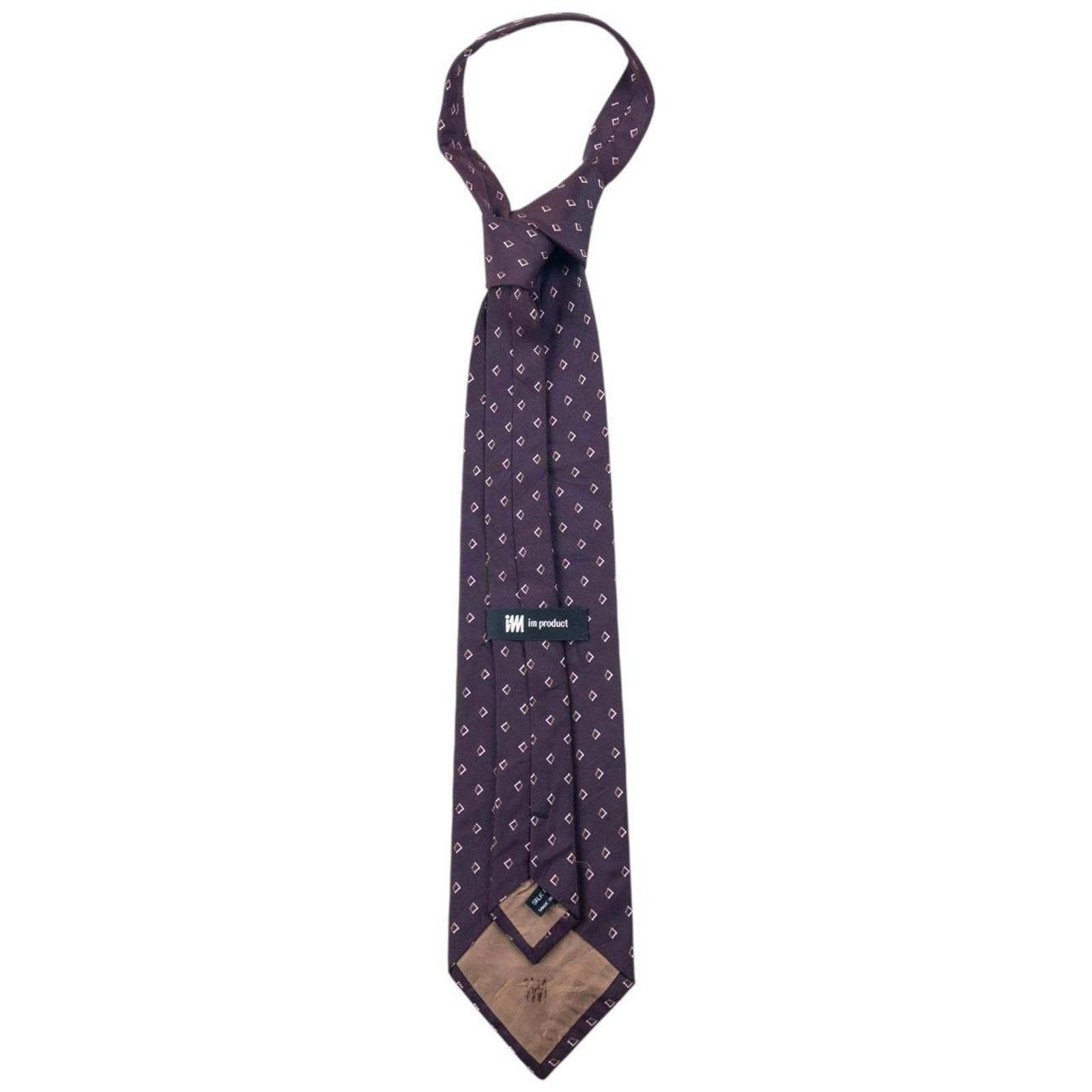 Issey Miyake Vintage 90s Issey Miyake Pattern Silk Tie Size ONE SIZE - 2 Thumbnail