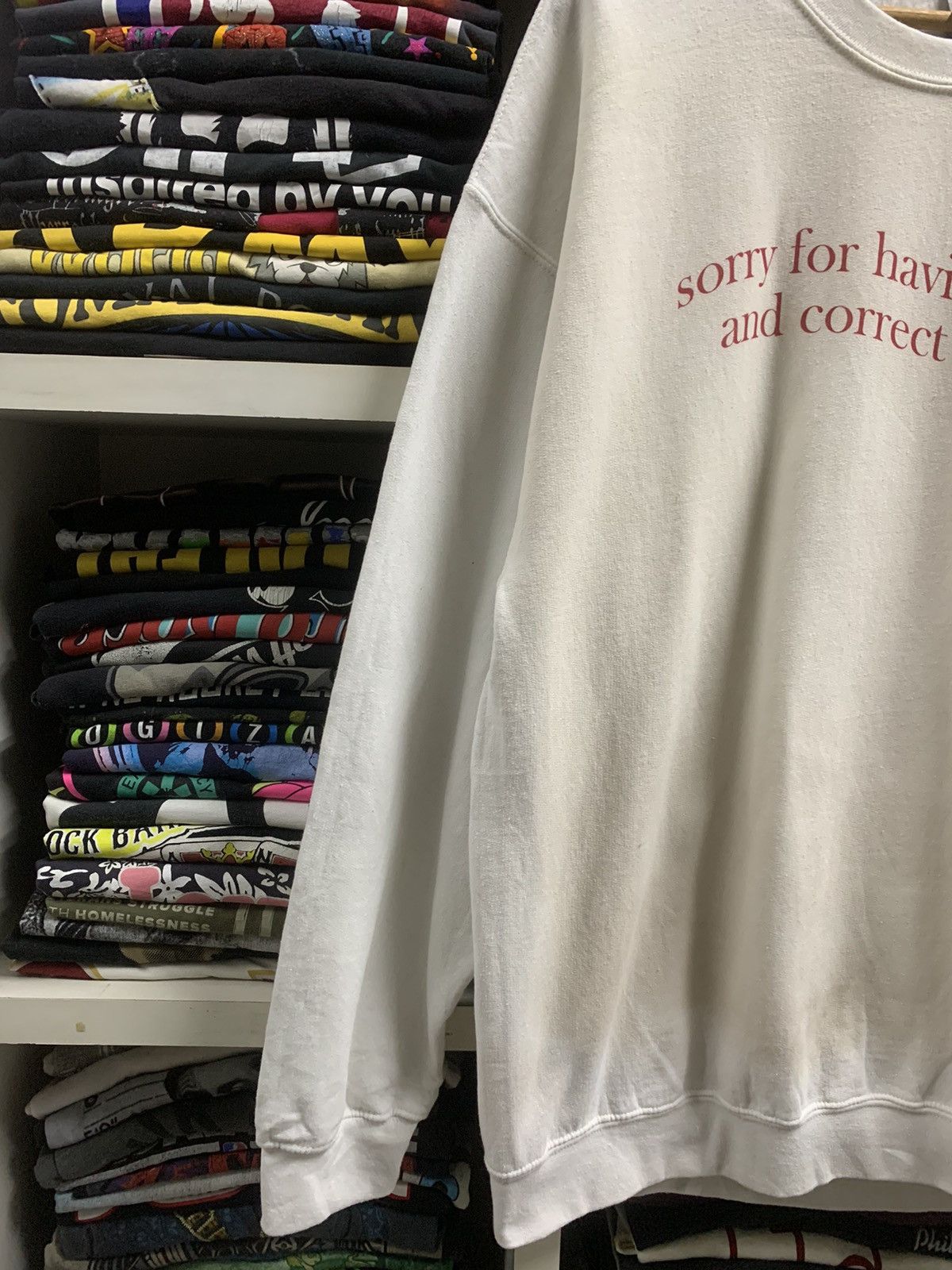 Gildan × Vintage Vintage sorry Sweater Size US XL / EU 56 / 4 - 6 Thumbnail