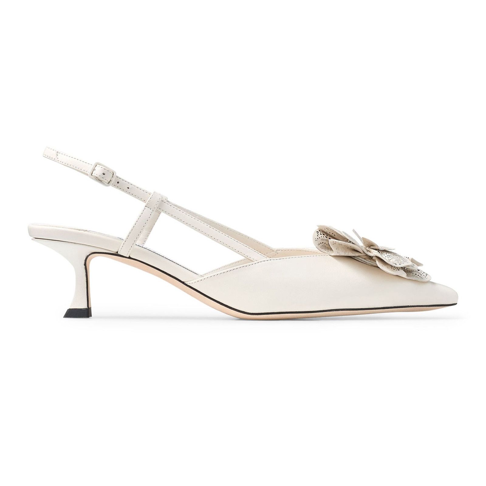 JIMMY CHOO Mimmi 50mm Latte Slingback Pumps New & Authentic