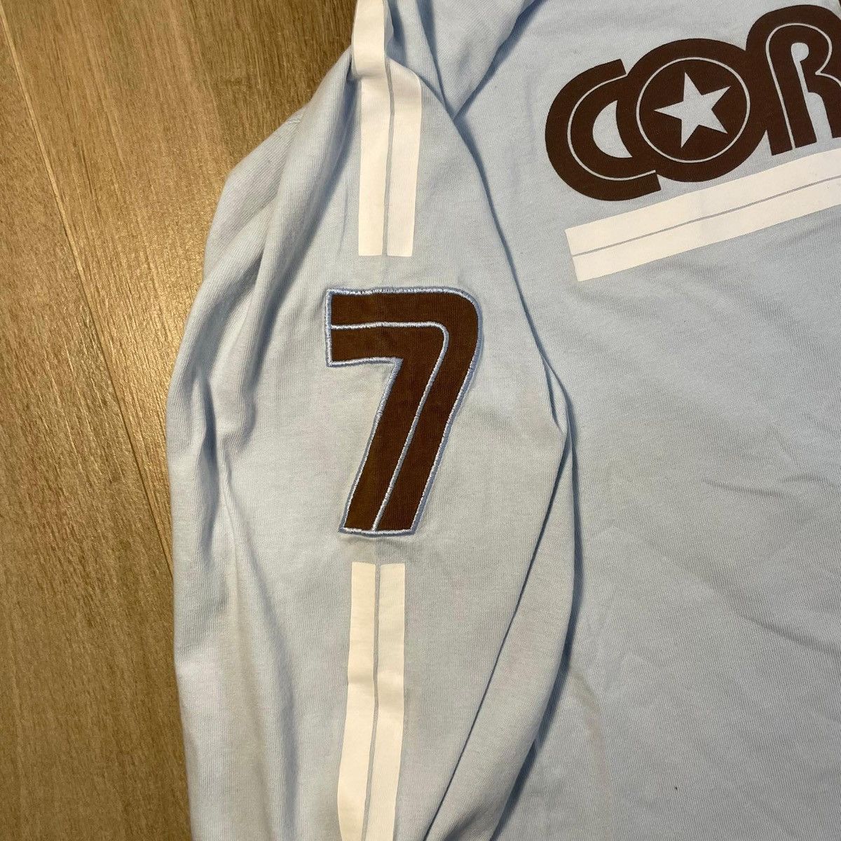 Nike Nike Cortez long sleeve shirt in white and blue y2k vintage Size US XL / EU 56 / 4 - 4 Thumbnail