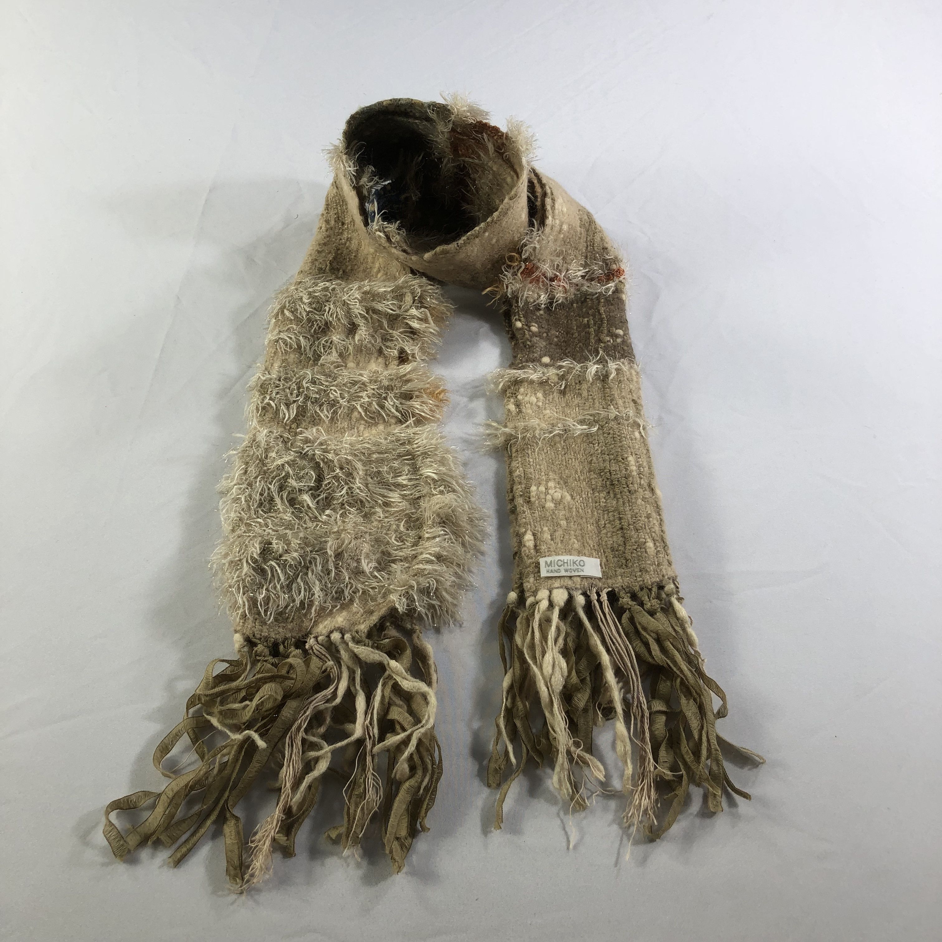 Michiko Koshino London Michiko Wool Scarf Muffler V1570 Size ONE SIZE - 1 Thumbnail