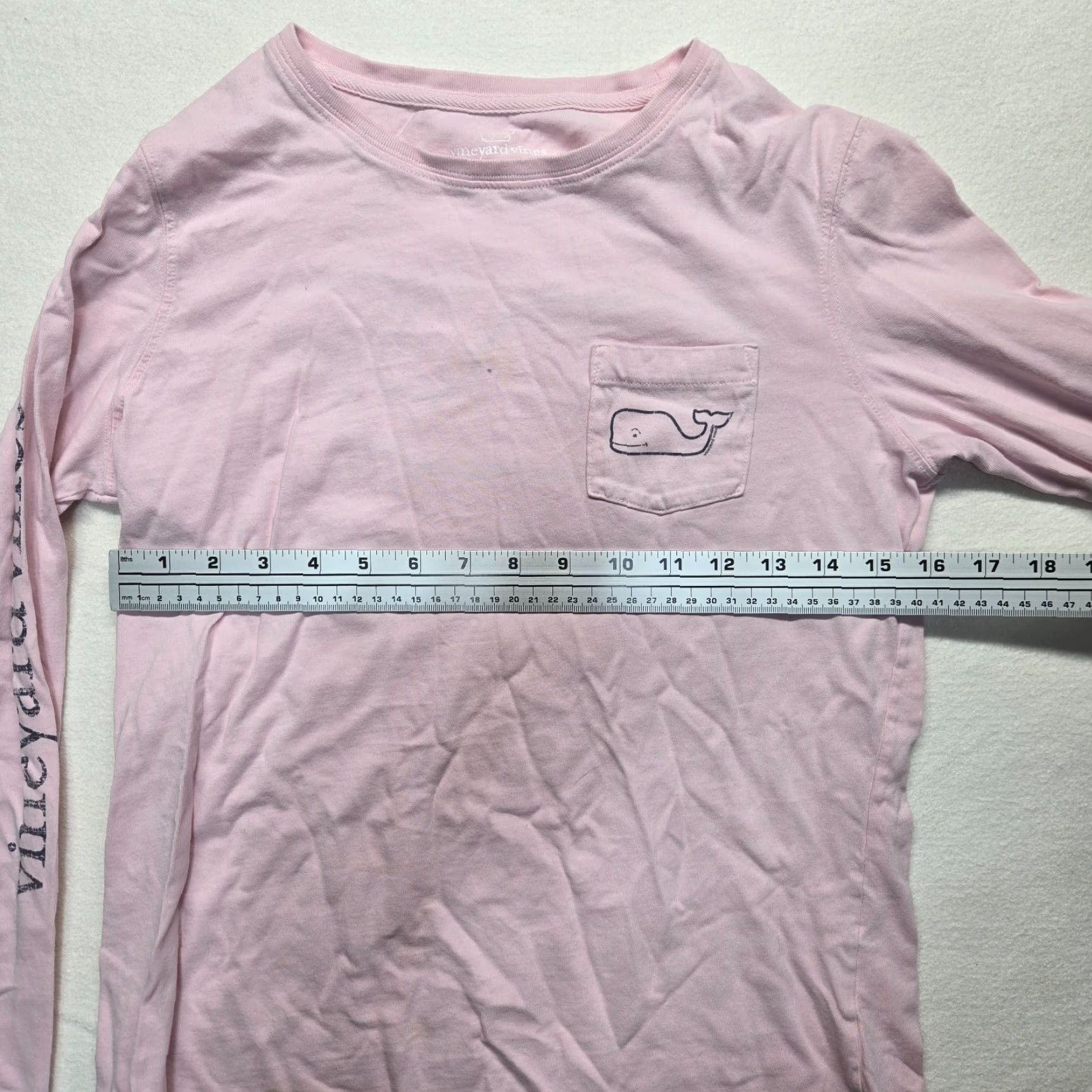 Vineyard Vines Vineyard Vines Pink Long Sleeve Whale Logo Pocket Tee Adult Women's XS Shirt Girls Size XS / US 0-2 / IT 36-38 - 4 Thumbnail
