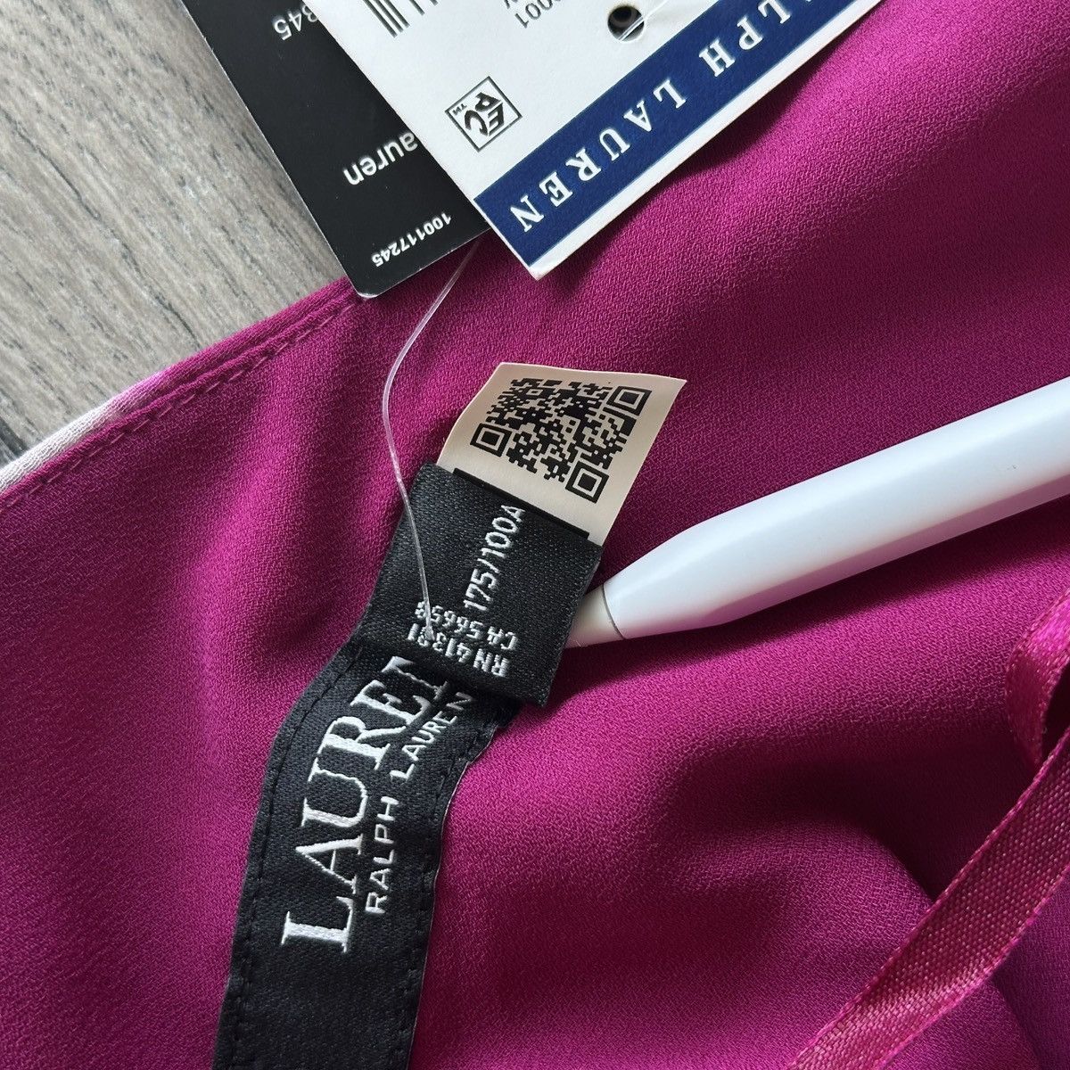 Lauren Ralph Lauren LAUREN RALPH LAUREN Striped One-Shoulder Georgette Dress Size L / US 10 / IT 46 - 5 Thumbnail