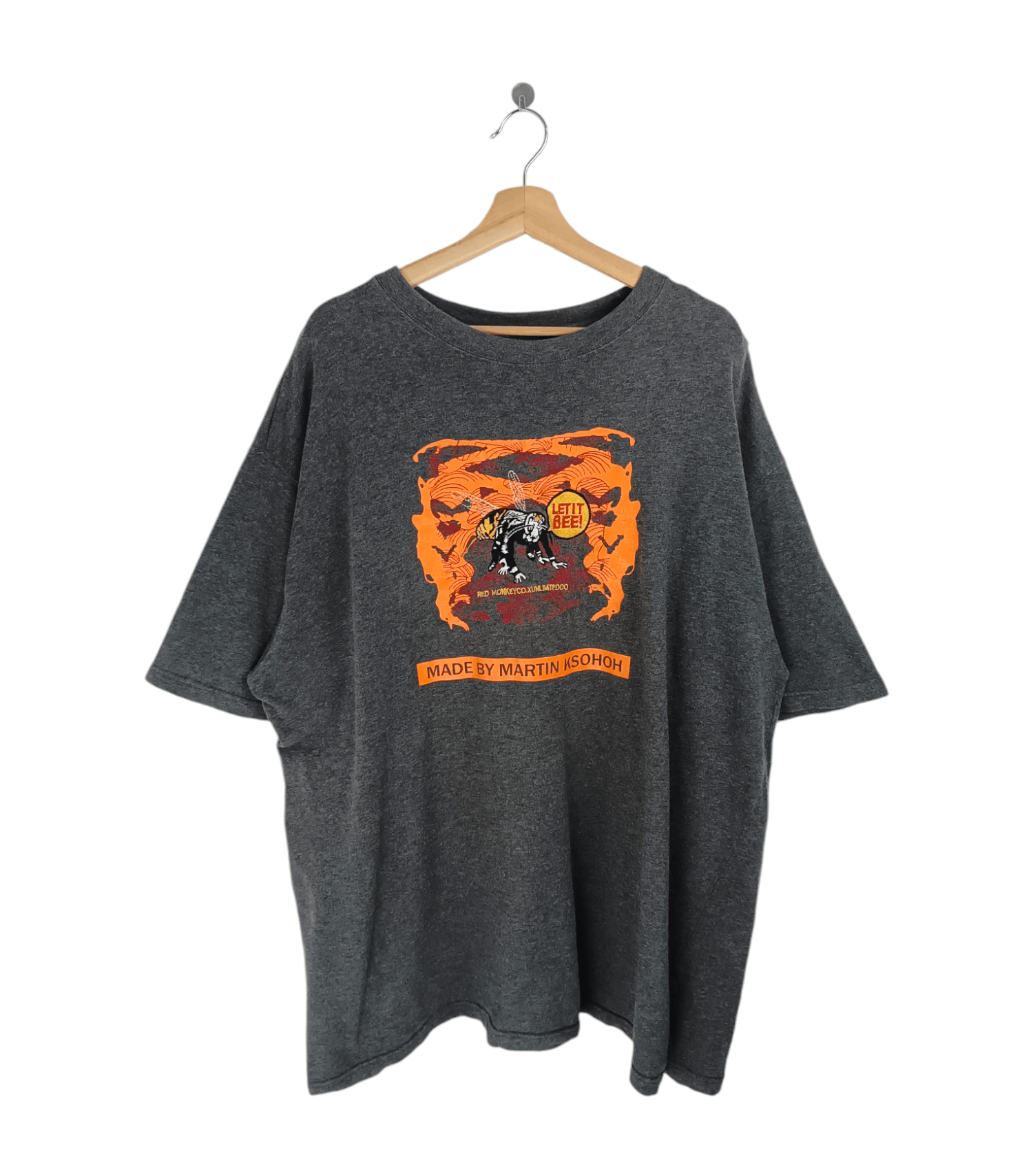 Japanese Brand VINTAGE LET IT BEE BY MARIN KSOHOH REDMONKEY EMBROIDERY LOGO Size US XXL / EU 58 / 5 - 1 Thumbnail