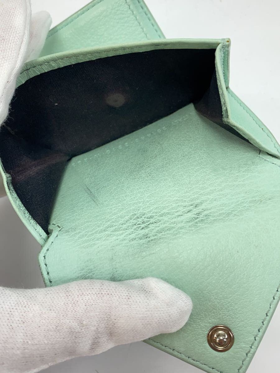 Balenciaga Balenciaga Paper Leather Mini Wallet Green Size ONE SIZE - 5 Thumbnail