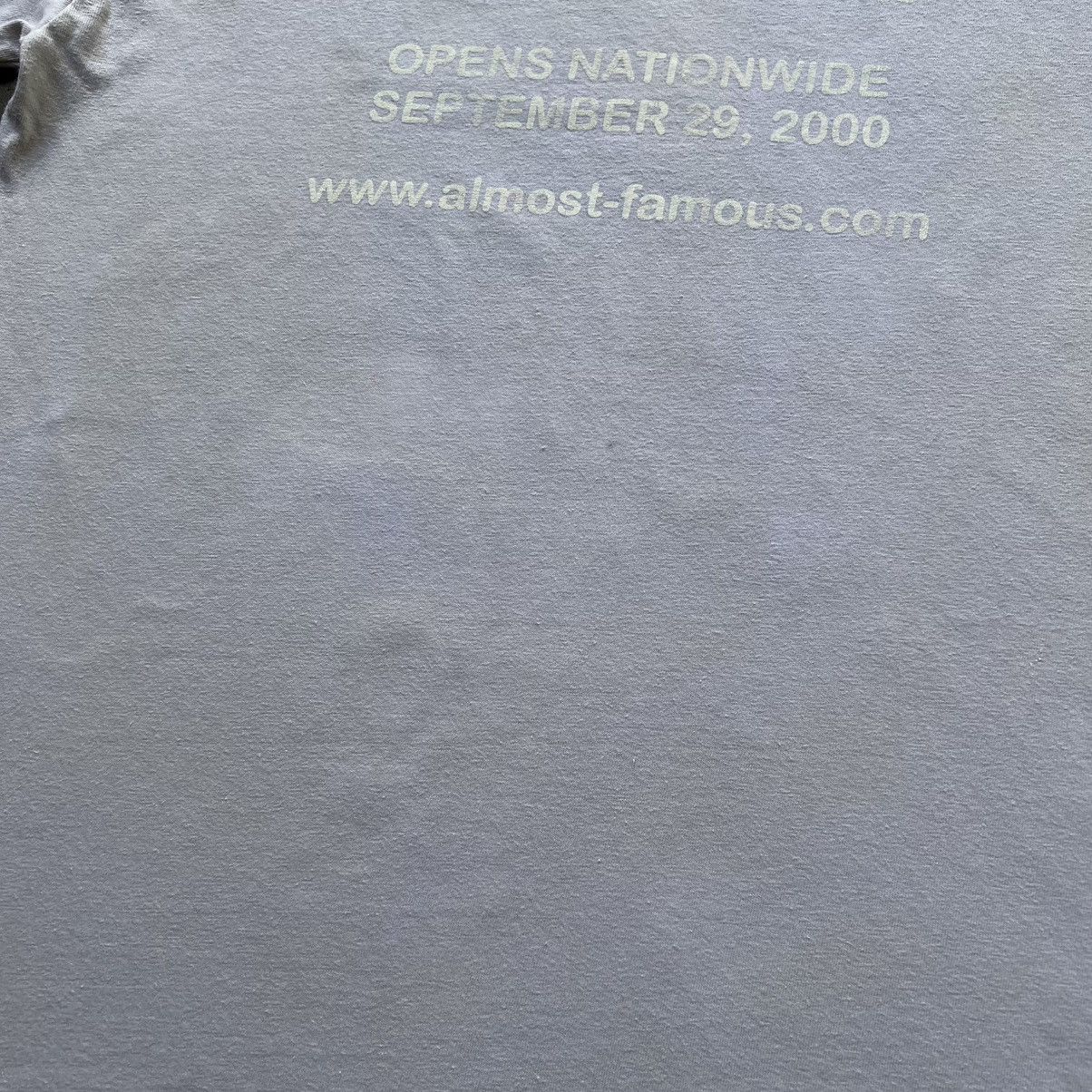 Hanes VTG 2000 Y2K Almost Famous Movie Promo Tee Shirt Size US L / EU 52-54 / 3 - 13 Thumbnail