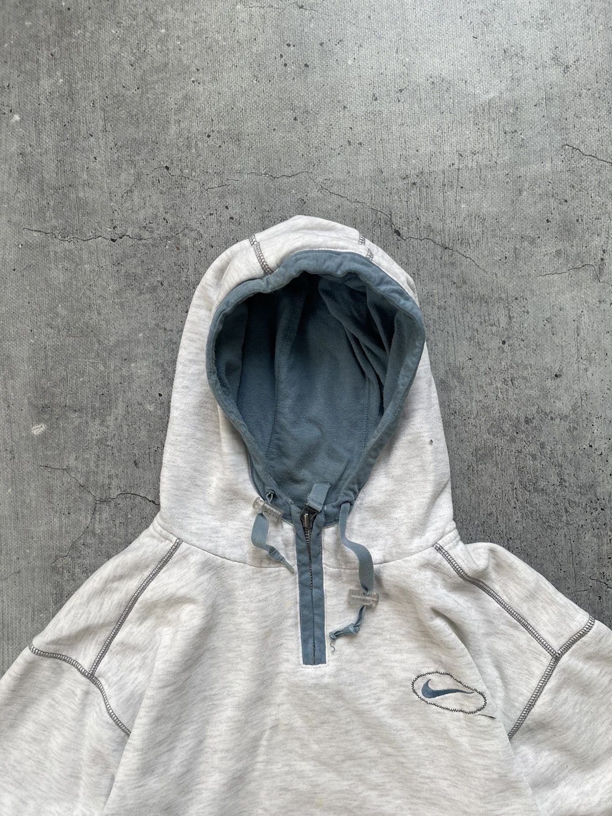 Nike × Vintage Vintage Nike Hoodie Small Logo Y2K 90s USA Style USA Size US M / EU 48-50 / 2 - 4 Thumbnail