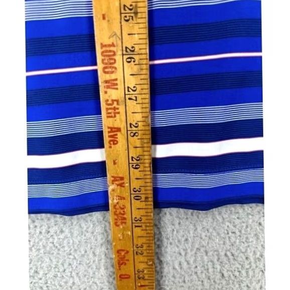 Nike Nike Golf Polo Shirt Mens L Striped Dri-Fit Short Sleeve Realwear Outdoor Rugby Pattern Multicolor Blue Shirt Size US L / EU 52-54 / 3 - 6 Thumbnail