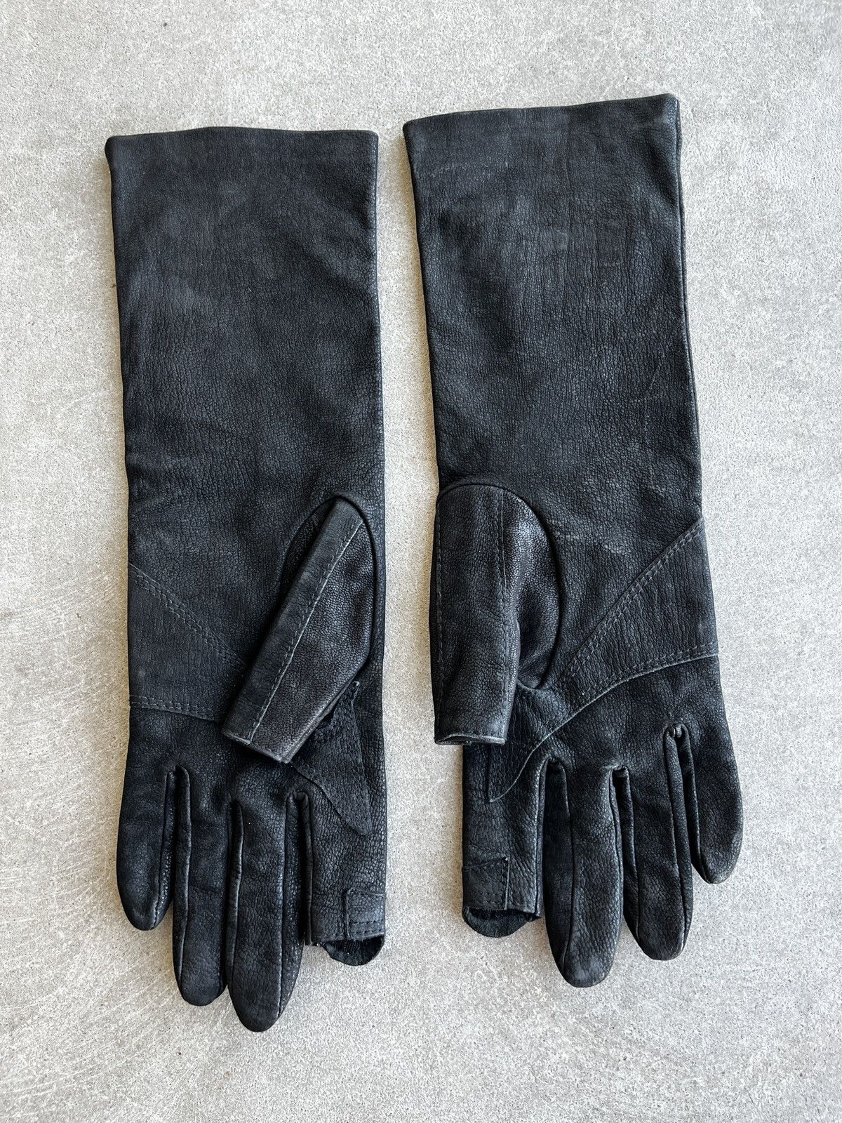 Rick Owens Rick Owens Goatskin Leather Gloves (unisex) Size ONE SIZE - 2 Thumbnail