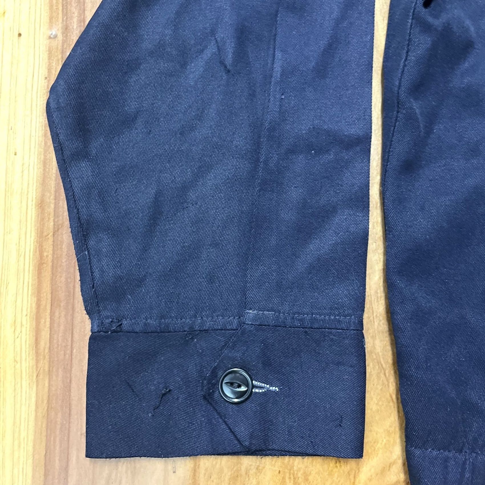 Vintage VINTAGE Unitog 50s Jacket Mens Blue 42 Workwear Embroidered Dura-Press Bomber Jacket A4-29 Size US XS / EU 42 / 0 - 4 Thumbnail
