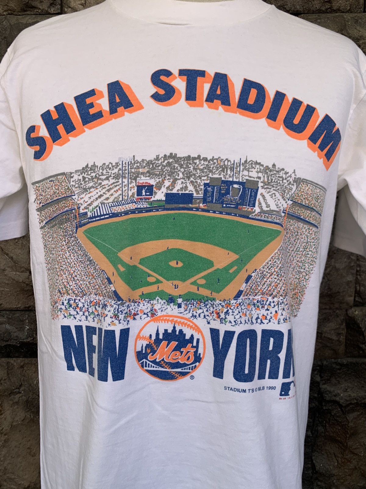 MLB Vintage 90s Shea Stadium New York Mets MLB Team Size US L / EU 52-54 / 3 - 2 Thumbnail