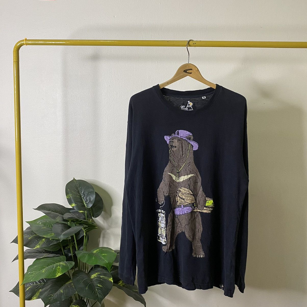 go slow caravan Go Slow Caravan Bear LS Tee Size US L / EU 52-54 / 3 - 1 Thumbnail