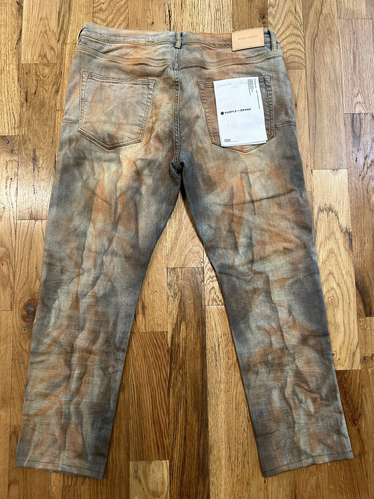 Purple Brand Purple Brand Orange Dyed Blue Denim Jeans Size 36 Size US 36 / EU 52 - 2 Thumbnail