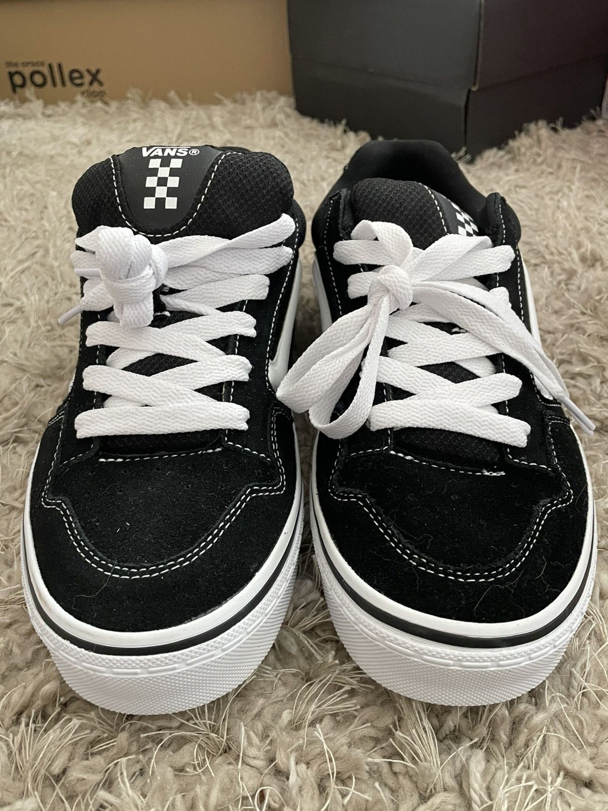 Vans Vans Caldrone Sneaker Black & White Size US 9 / EU 42 - 4 Thumbnail