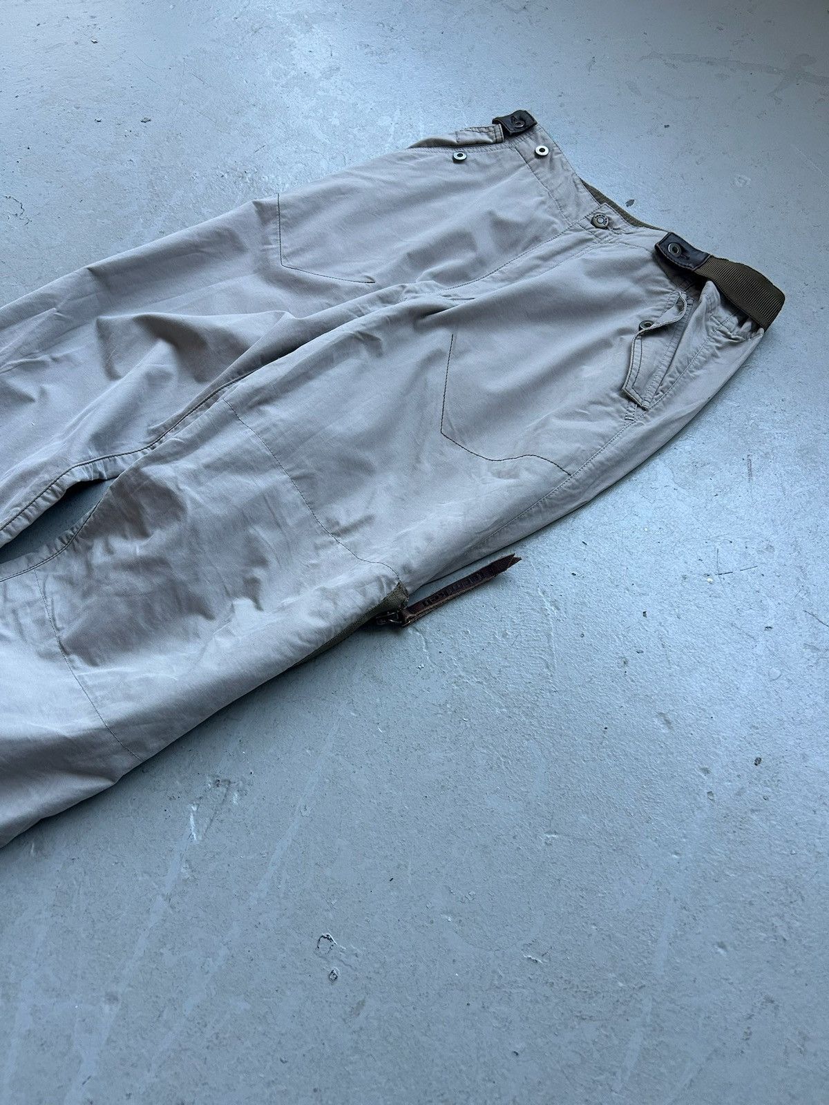 Aem'kei Aem'Kei Olive Side Zip Cotton Utility Pants Size US 28 / EU 44 - 2 Thumbnail