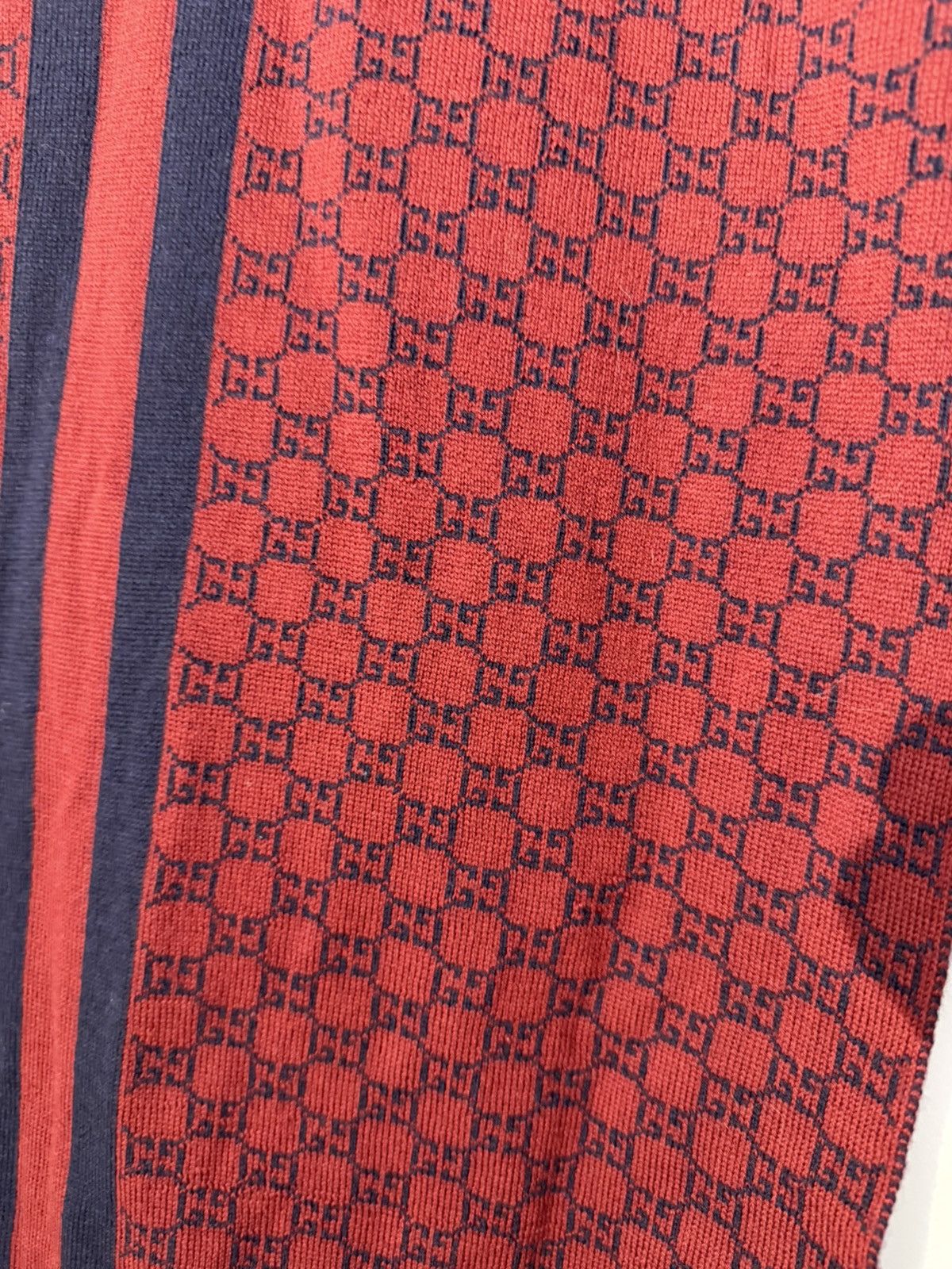 Gucci Gucci GG Monogram Scarf Double Side Size ONE SIZE - 3 Thumbnail