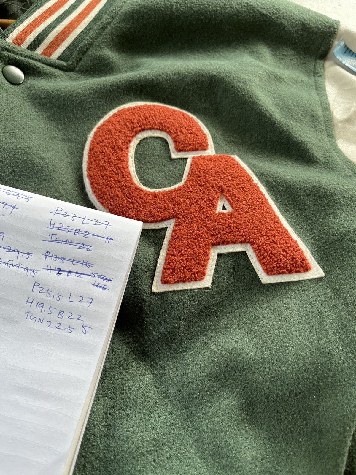 Japanese Brand CA VELVET LOGO VARSITY JACKET Size US L / EU 52-54 / 3 - 8 Thumbnail