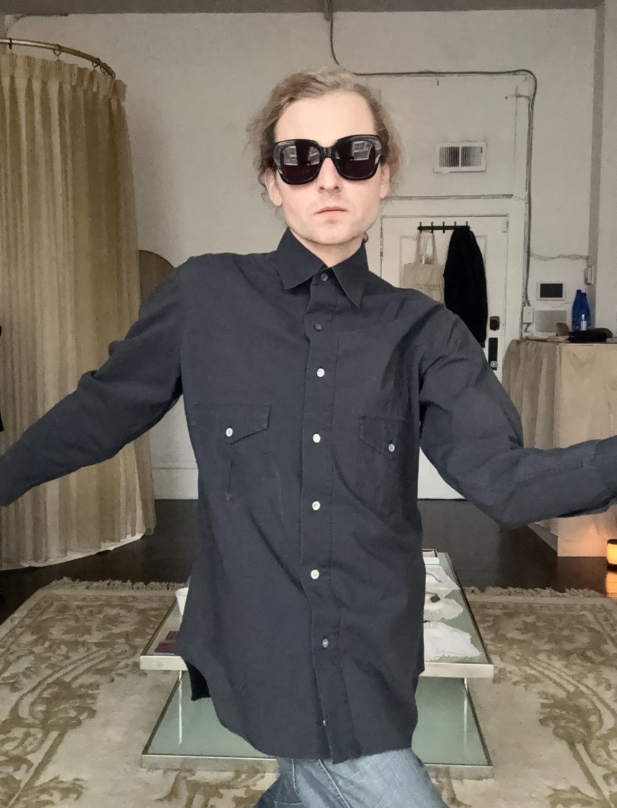 Other Alexander Van Slobbe Archive Garment Dyed Western Shirt Size US M / EU 48-50 / 2 - 13 Thumbnail