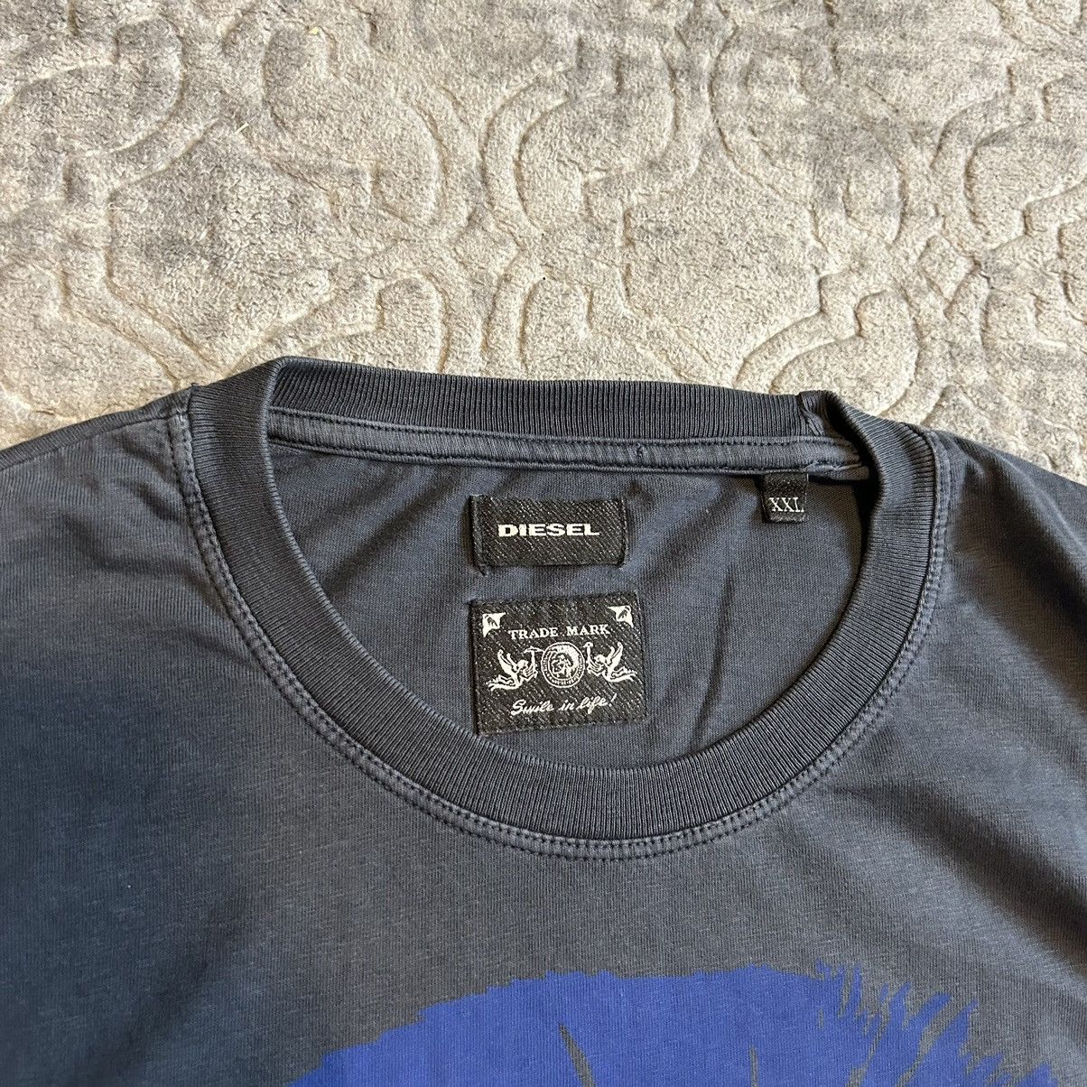 Diesel × Japanese Brand × Vintage Vintage Y2K Diesel t-shirt mohawk punk Size US XXL / EU 58 / 5 - 5 Thumbnail