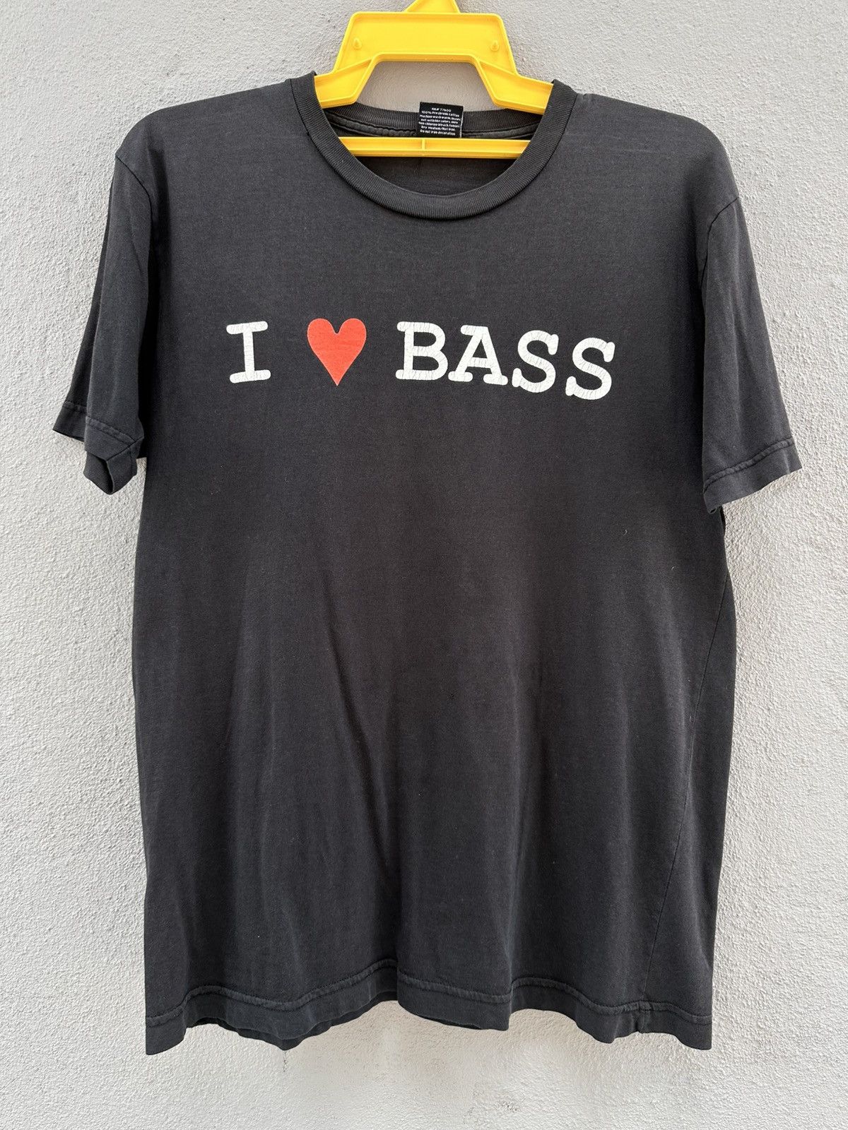 Band Tees Vintage MaiM I ❤️ Bass Death Metal Faded Tee Size US M / EU 48-50 / 2 - 1 Thumbnail