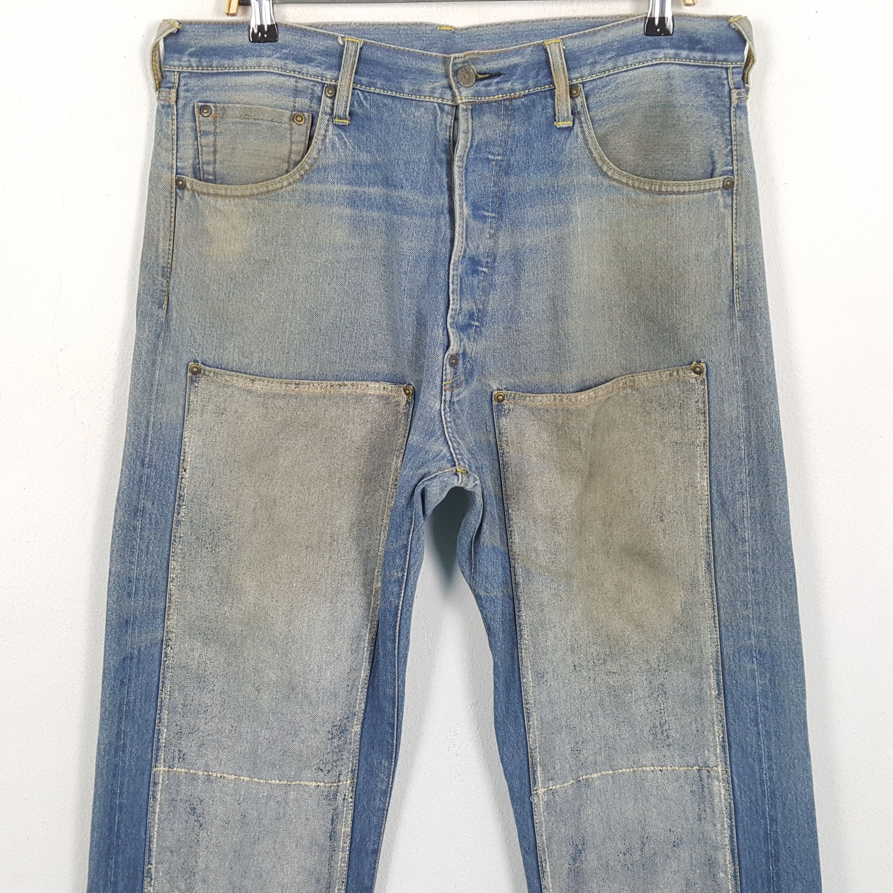 Evisu × Japanese Brand × Vintage Vintage EVISU Japanese Brand Daicock Custom Style Jeans Size US 35 - 5 Thumbnail