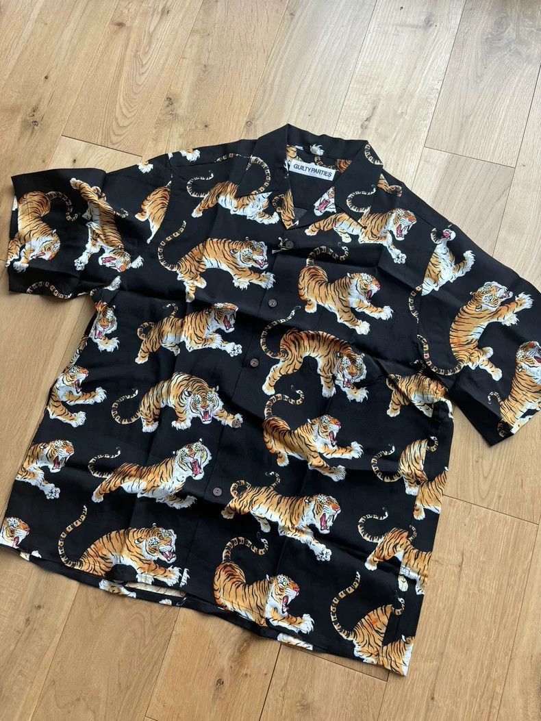 Wacko Maria wacko maria Rayon tiger short-sleeved shirt Size US M / EU 48-50 / 2 - 4 Thumbnail