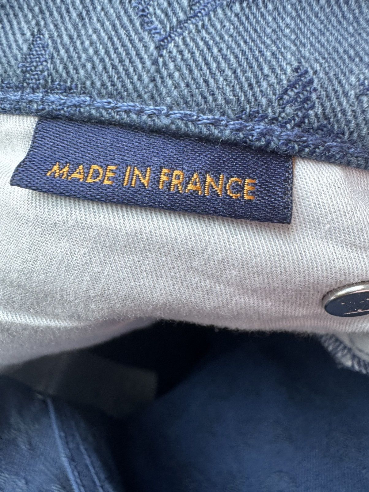 Louis Vuitton 👖LV MONOGRAM BLUE DENIM Size US 33 - 5 Thumbnail