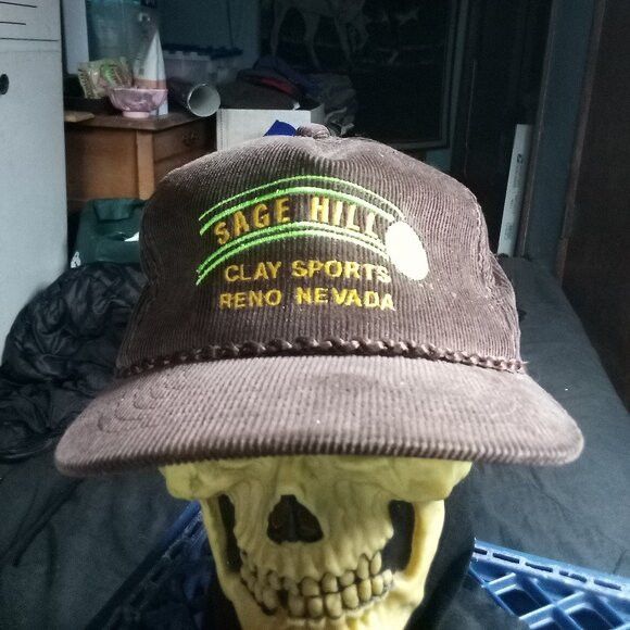 Other DS Vintage Sage Hill Clay Sports Reno Nevada Corduroy Hat Size ONE SIZE - 1 Thumbnail
