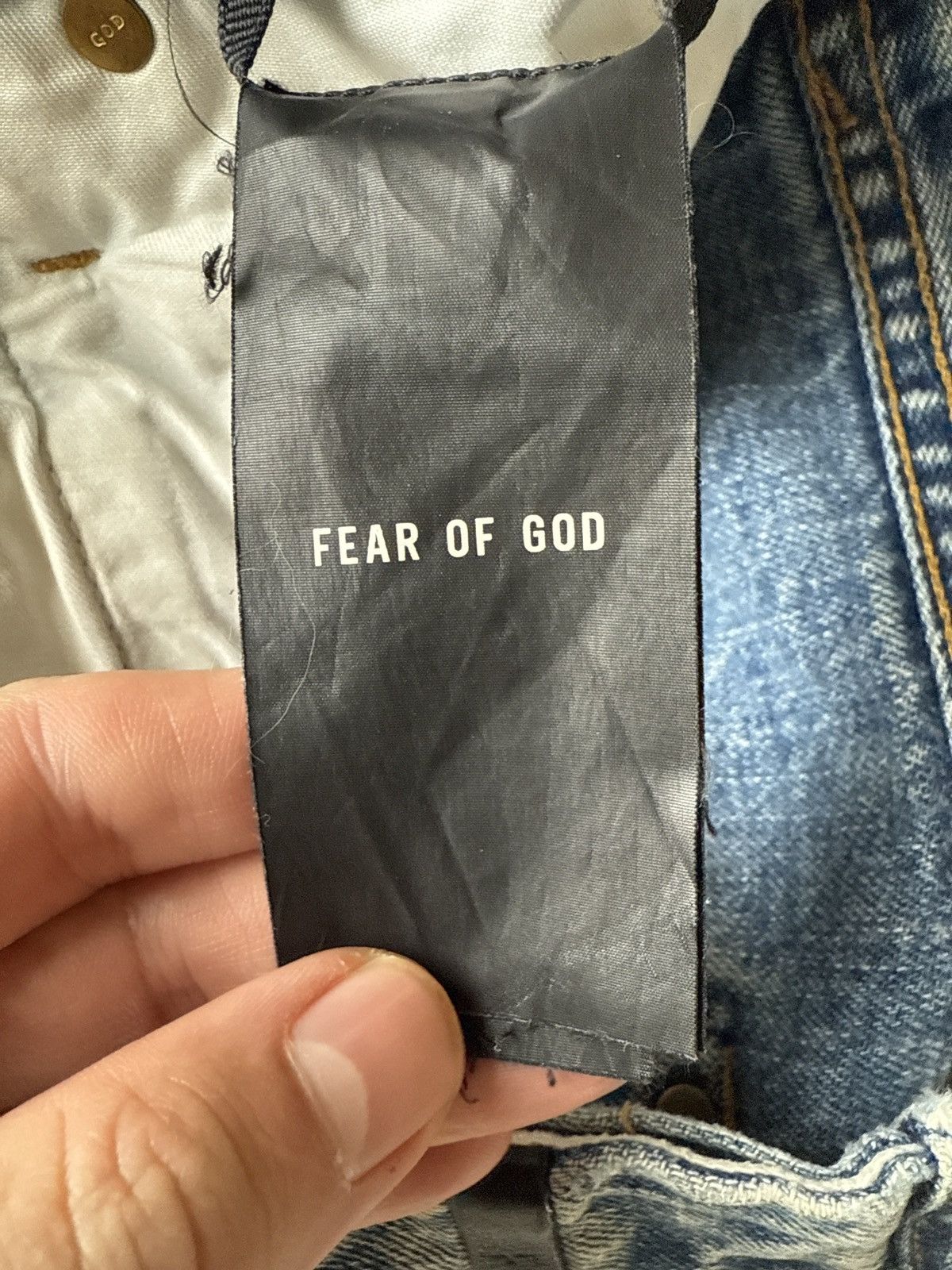 Fear of God Fear of God Sixth Collection Denim Inside Out Size US 29 - 13 Thumbnail