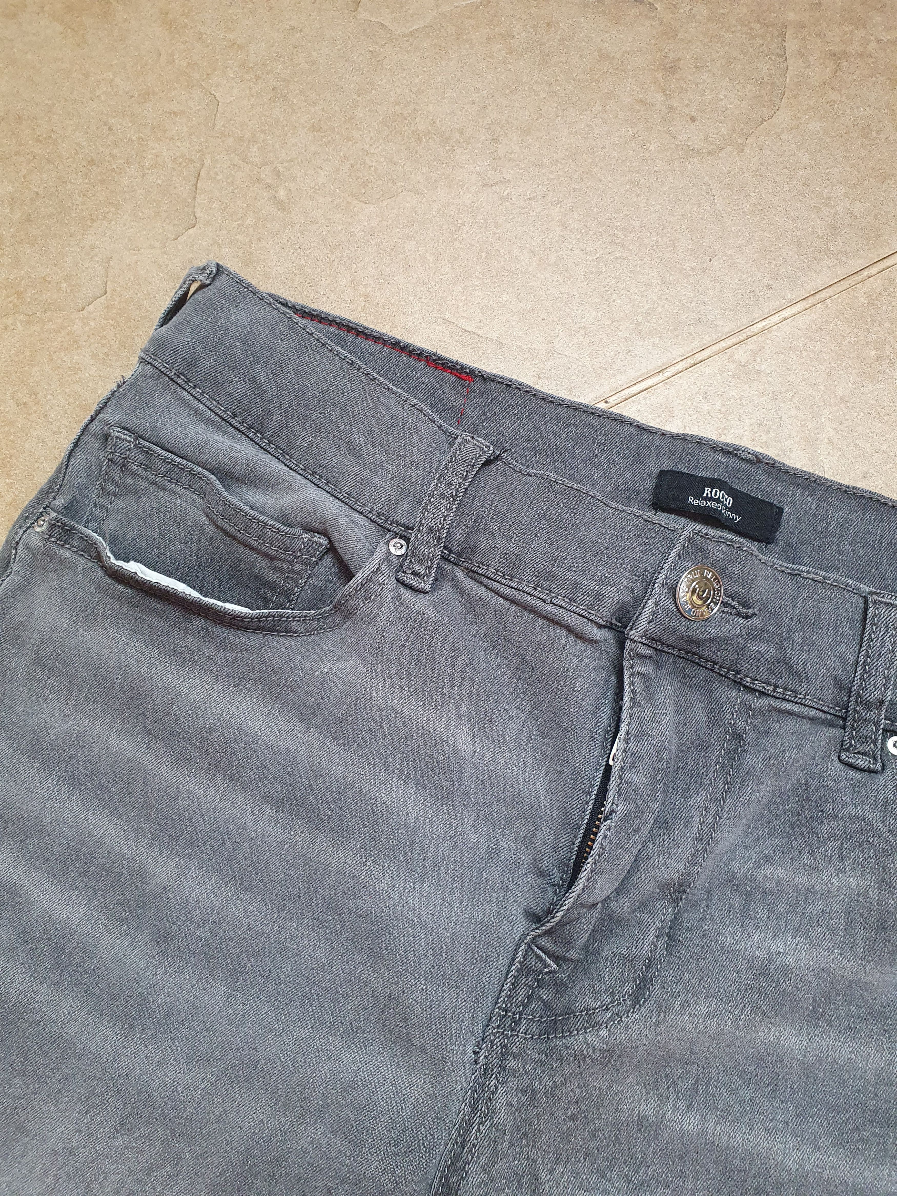 True Religion Gray Denim True Religion Mens Size 34 Rocco Relaxed Skinny Size US 34 / EU 50 - 17 Thumbnail