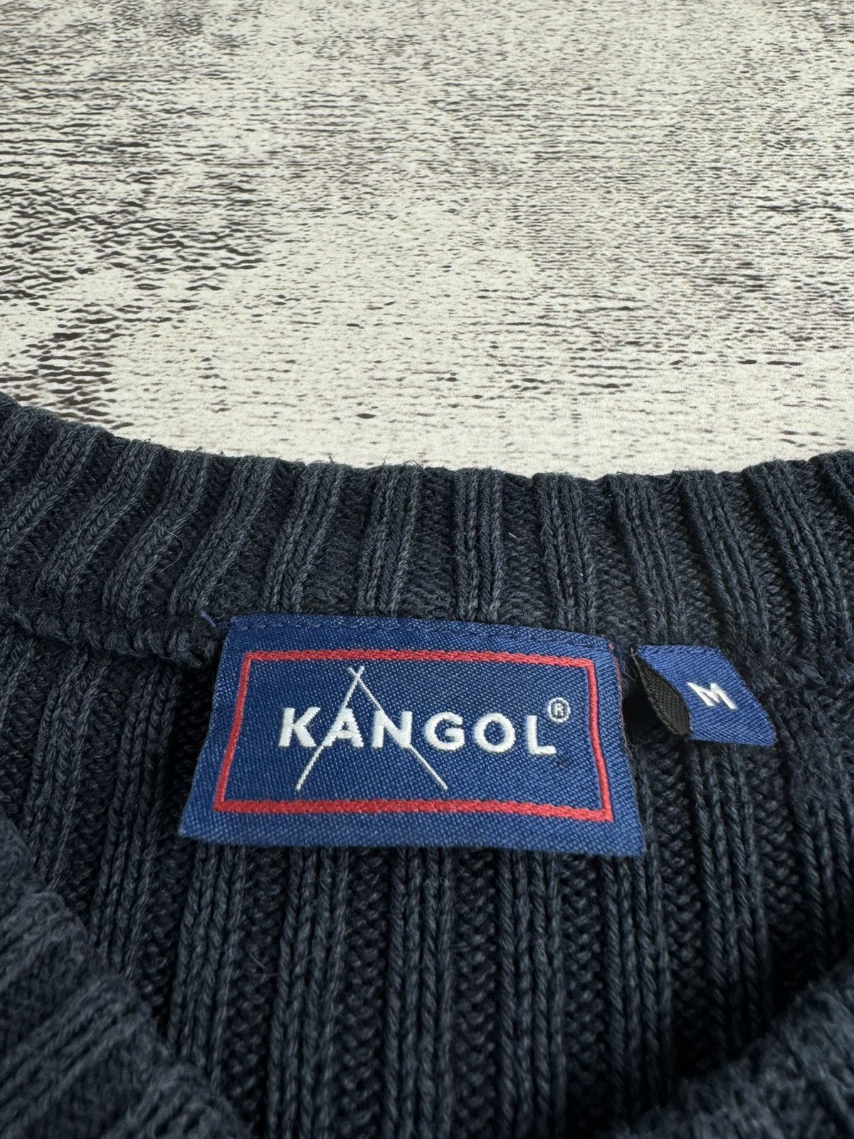Kangol Vintage Kangol 90S Distressed Faded Thrashed Y2K Striped Knit Sweater Pullover Size US M / EU 48-50 / 2 - 11 Thumbnail