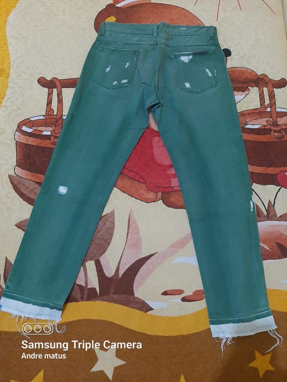 Dolce & Gabbana Dolce & Gabbana painted jeans Size US 31 - 1 Thumbnail