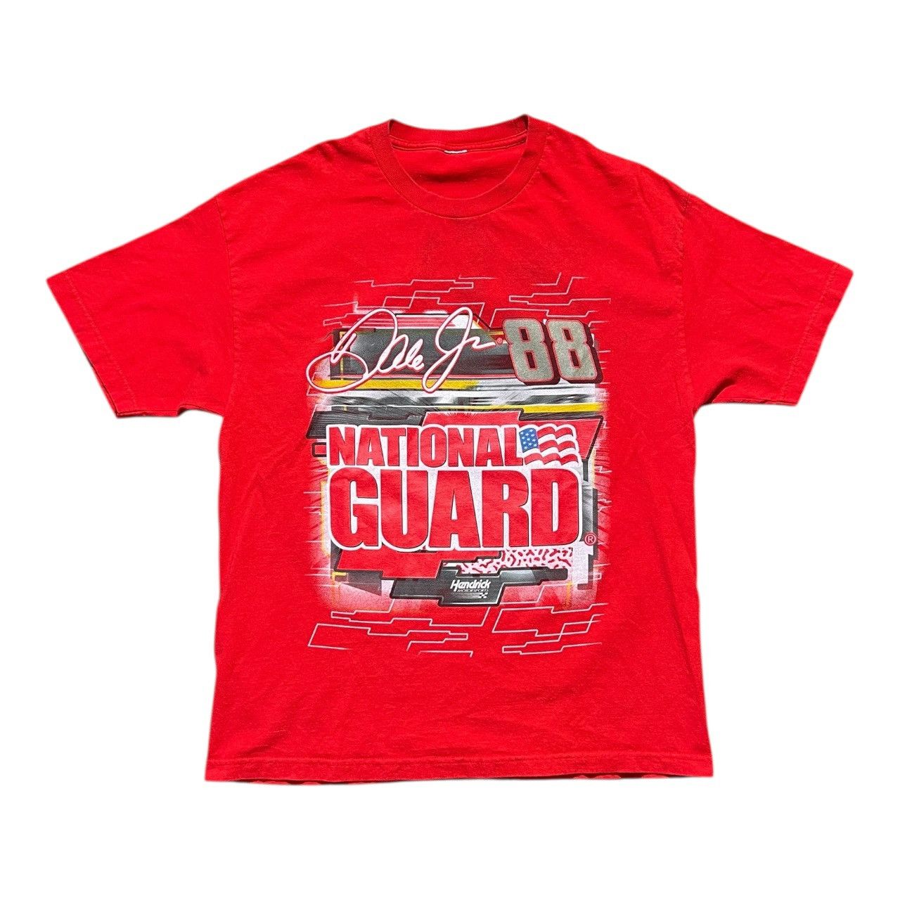 NASCAR × Vintage Vintage Dale Jr Nascar Racing Red t-shirt Size US XL / EU 56 / 4 - 1 Thumbnail