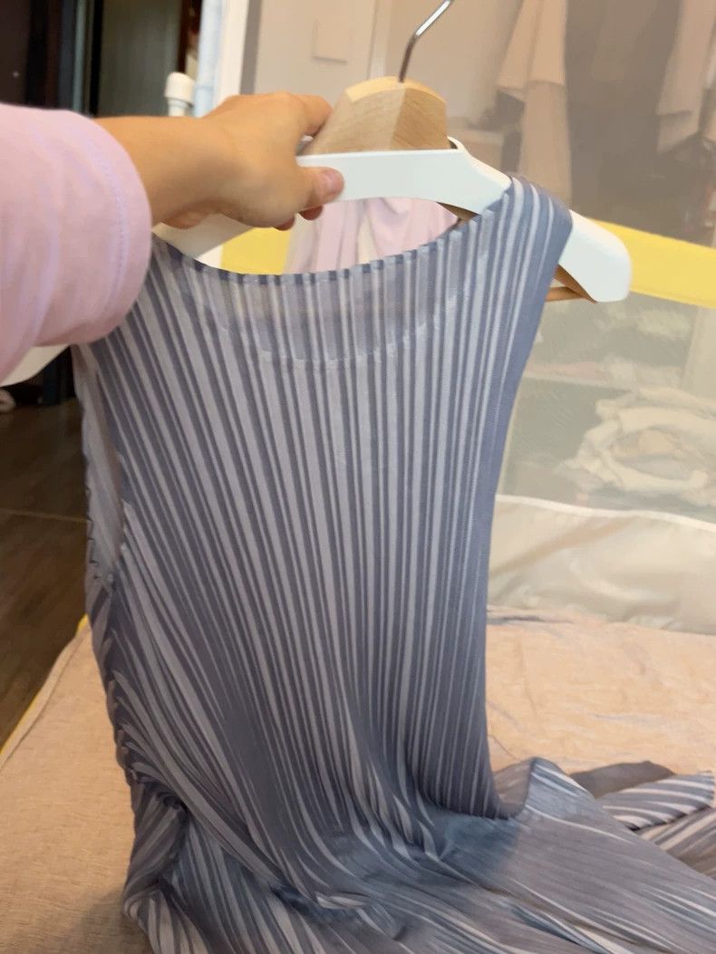 Issey Miyake issey miyake size:1 Grey pleated dress Size XXS / US 00 / IT 34 - 5 Thumbnail