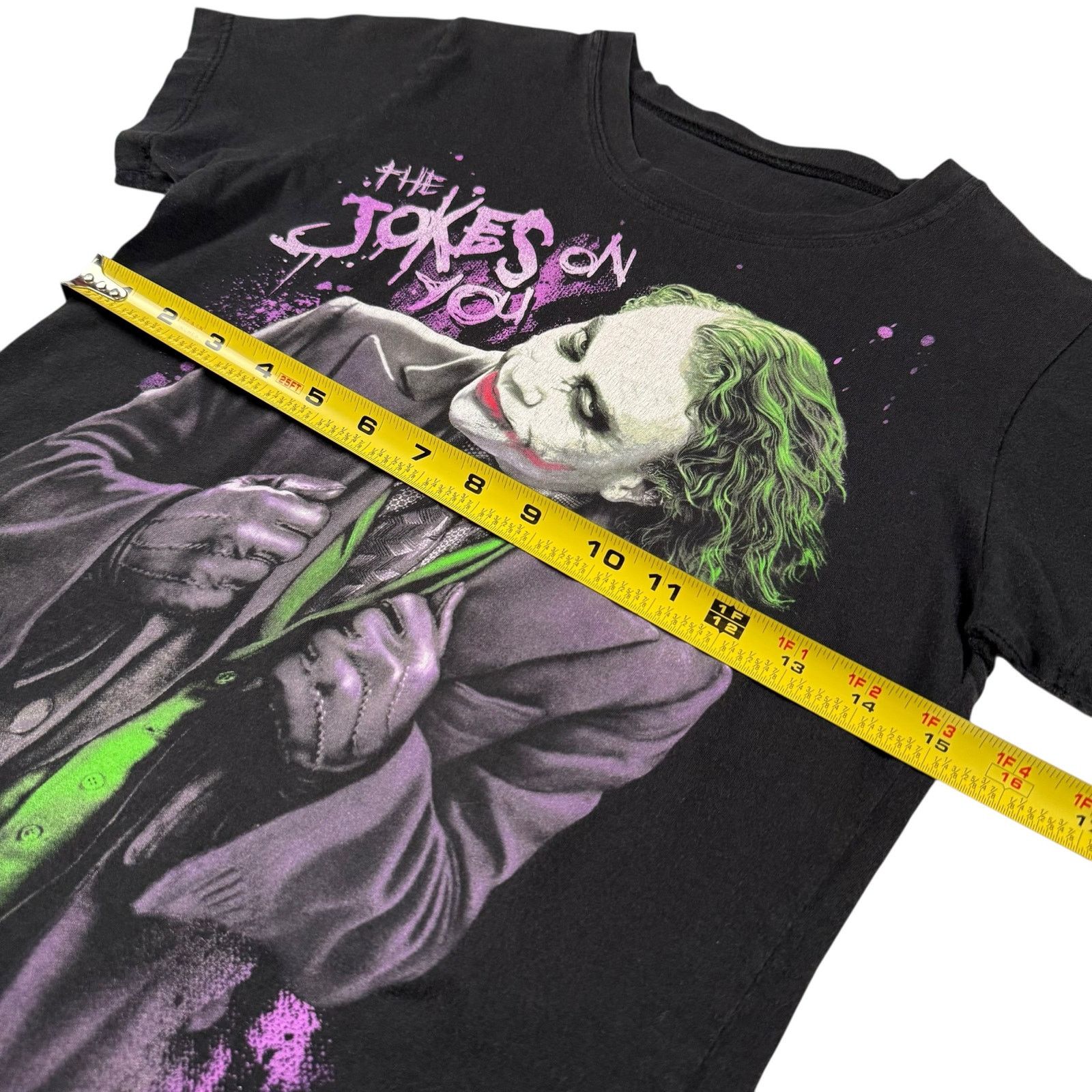 Vintage Vintage y2k The Dark Knight Joker Women's Baby Tee T-shirt Size M / US 6-8 / IT 42-44 - 7 Thumbnail