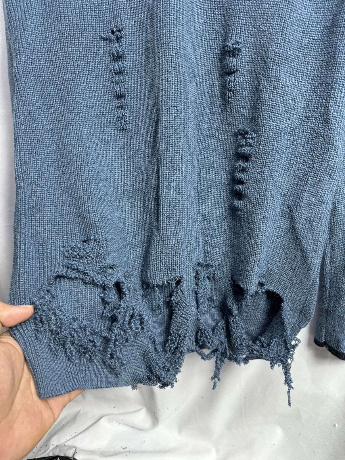 Beauty Beast × Japanese Brand Margaret Howell MHL Distressed Knit Size US M / EU 48-50 / 2 - 4 Thumbnail