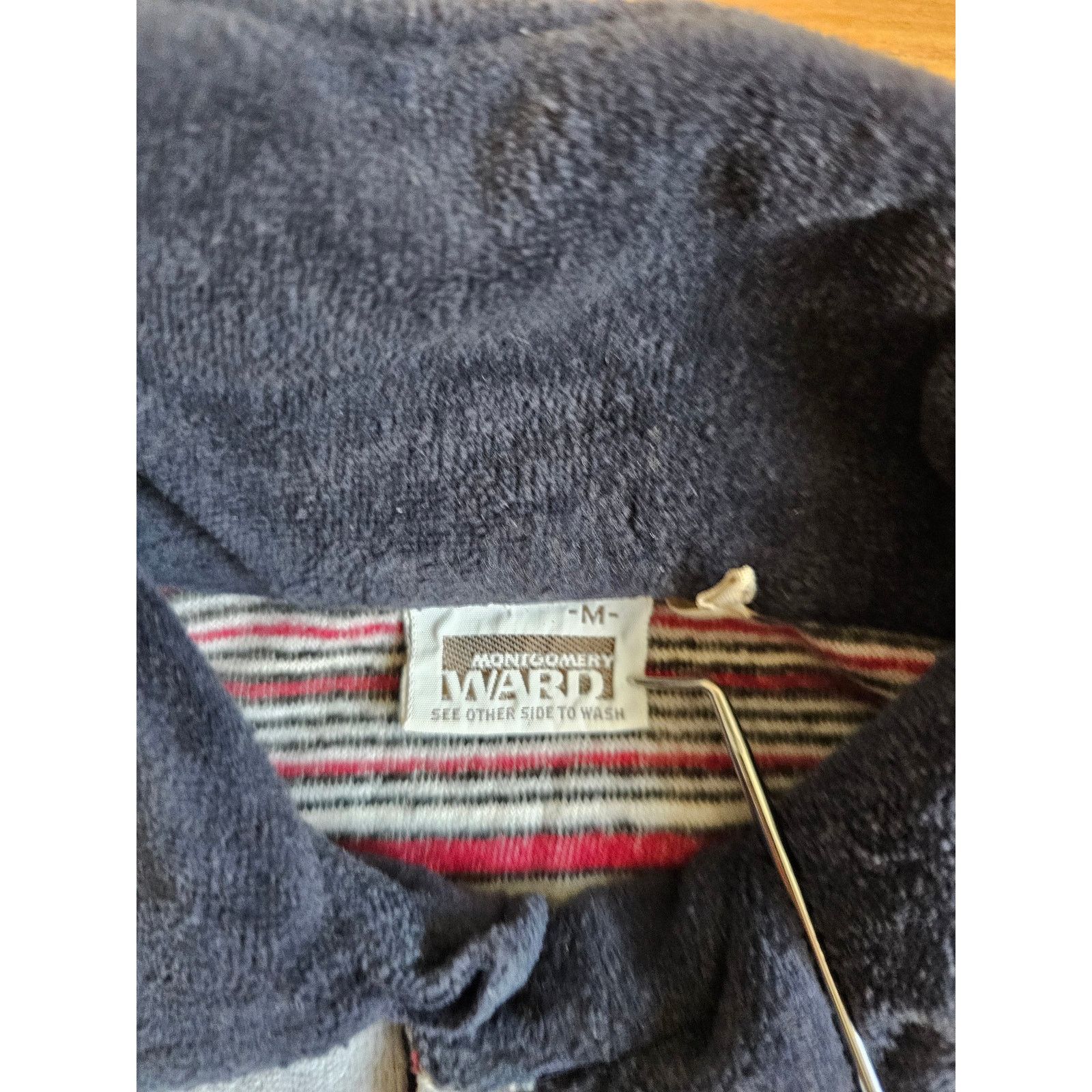 Other Montgomery Ward Terry Cloth Polo Shirt Sz M Striped 1970s Size US M / EU 48-50 / 2 - 3 Thumbnail